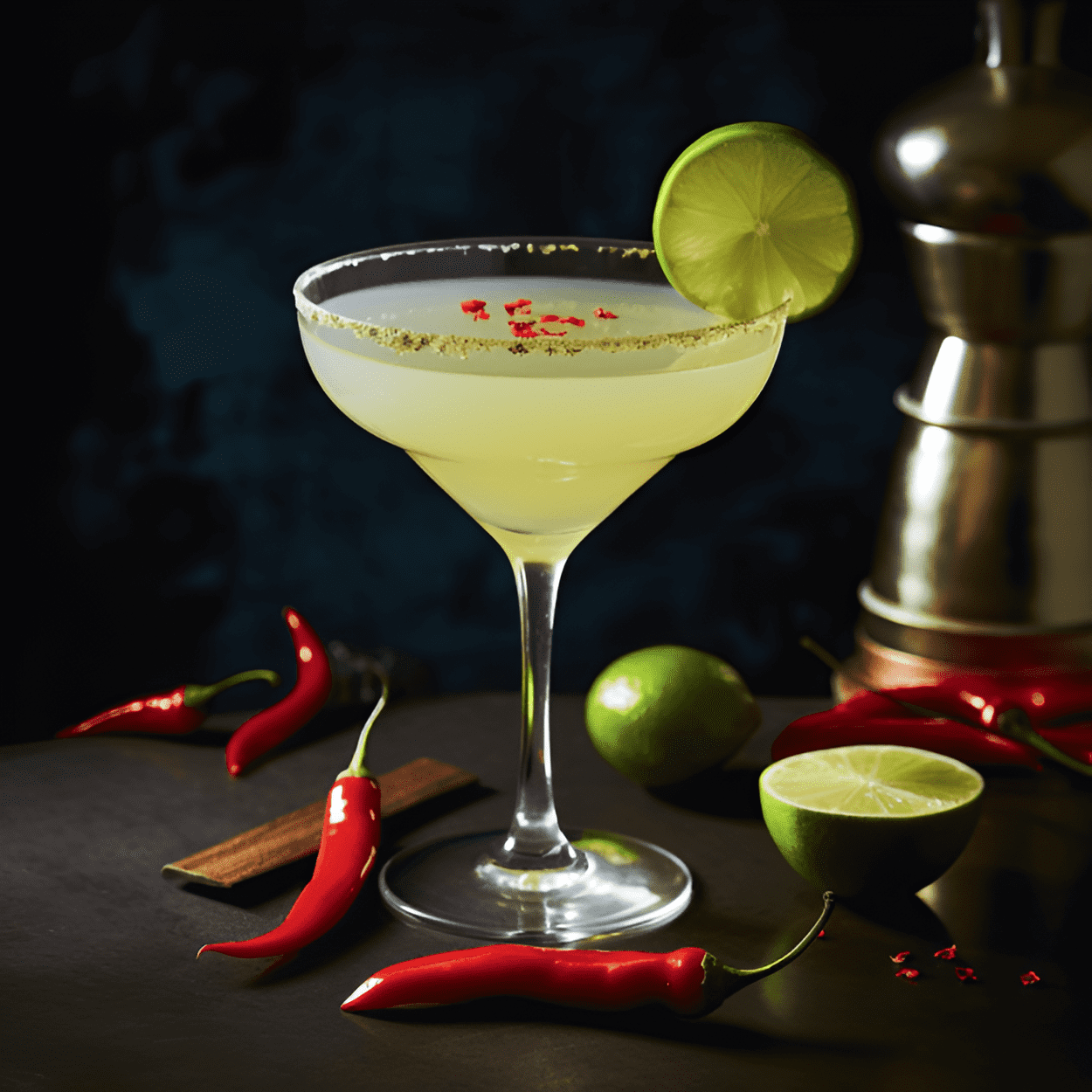 Himalayan Ghost Cocktail Recipe - The Himalayan Ghost is a strong, warming cocktail with a spicy kick. The taste is a unique blend of smoky, sweet, and spicy, with a hint of citrus. The heat from the ginger and the chilli is balanced out by the sweetness of the honey and the tartness of the lime.