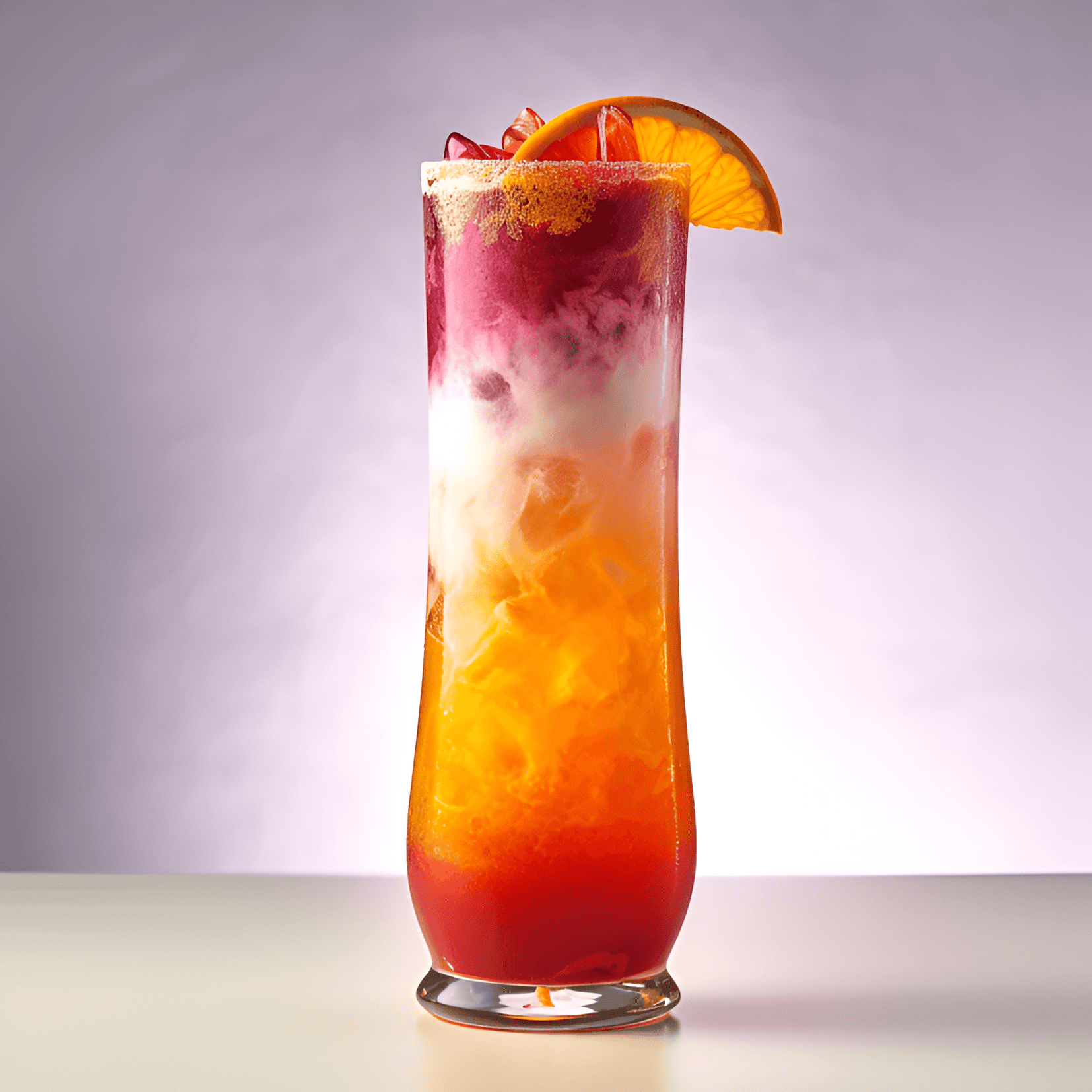El cóctel Hurricane es una bebida afrutada, dulce y picante con un fuerte sabor a ron. La combinación de sabores de maracuyá, naranja y lima crea un sabor refrescante y tropical, mientras que la granadina agrega un toque de dulzura.
