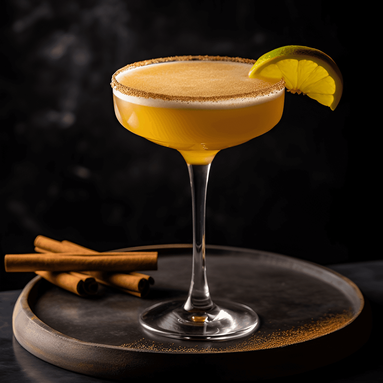 El cóctel Infante es una deliciosa mezcla de dulce, agrio y picante. El tequila proporciona una base robusta, el orgeat agrega un dulce sabor a almendra, el jugo de lima le da un toque picante y la nuez moscada agrega un final cálido y picante.