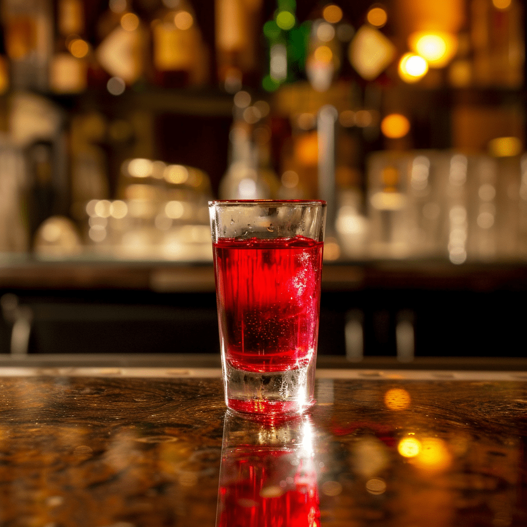 Jackson Five Recipe - The Jackson Five shot is a harmonious medley of sweet and sour with a fruity undertone. The amaretto provides a nutty sweetness, balanced by the tartness of the cranberry juice and the kick from the rum and vodka.