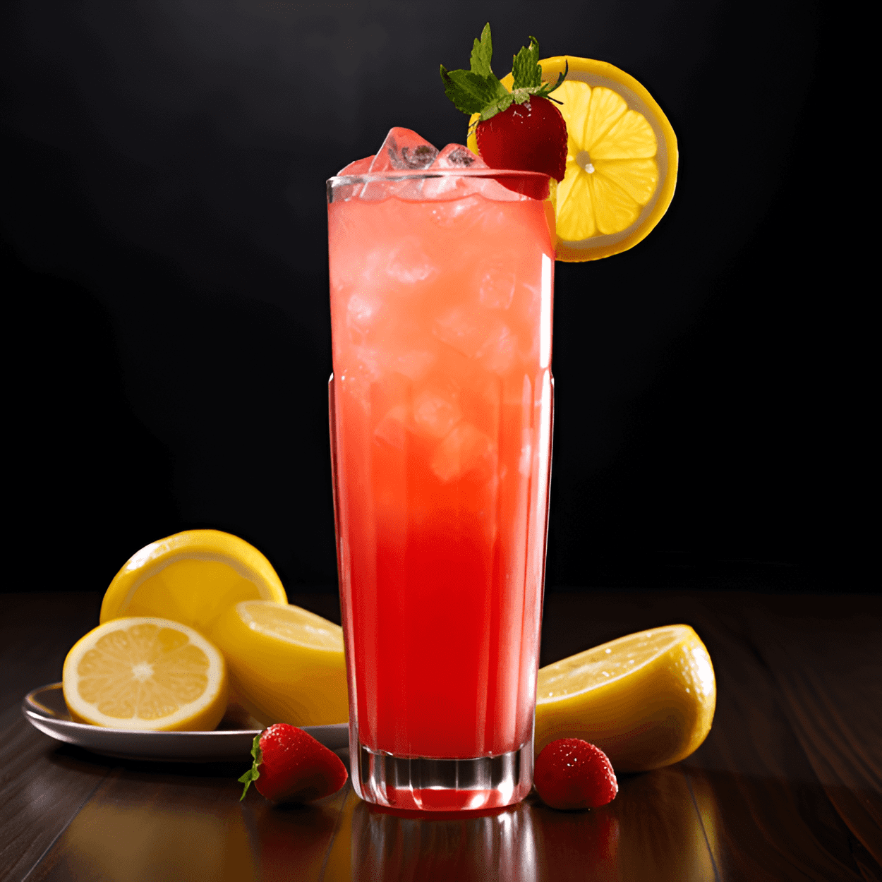 Jamaican Me Happy Cocktail Recipe - The Jamaican Me Happy cocktail has a sweet, fruity taste with a hint of tartness. The combination of lemon, strawberry, watermelon and guava flavors creates a refreshing and tropical taste sensation that is light and enjoyable.