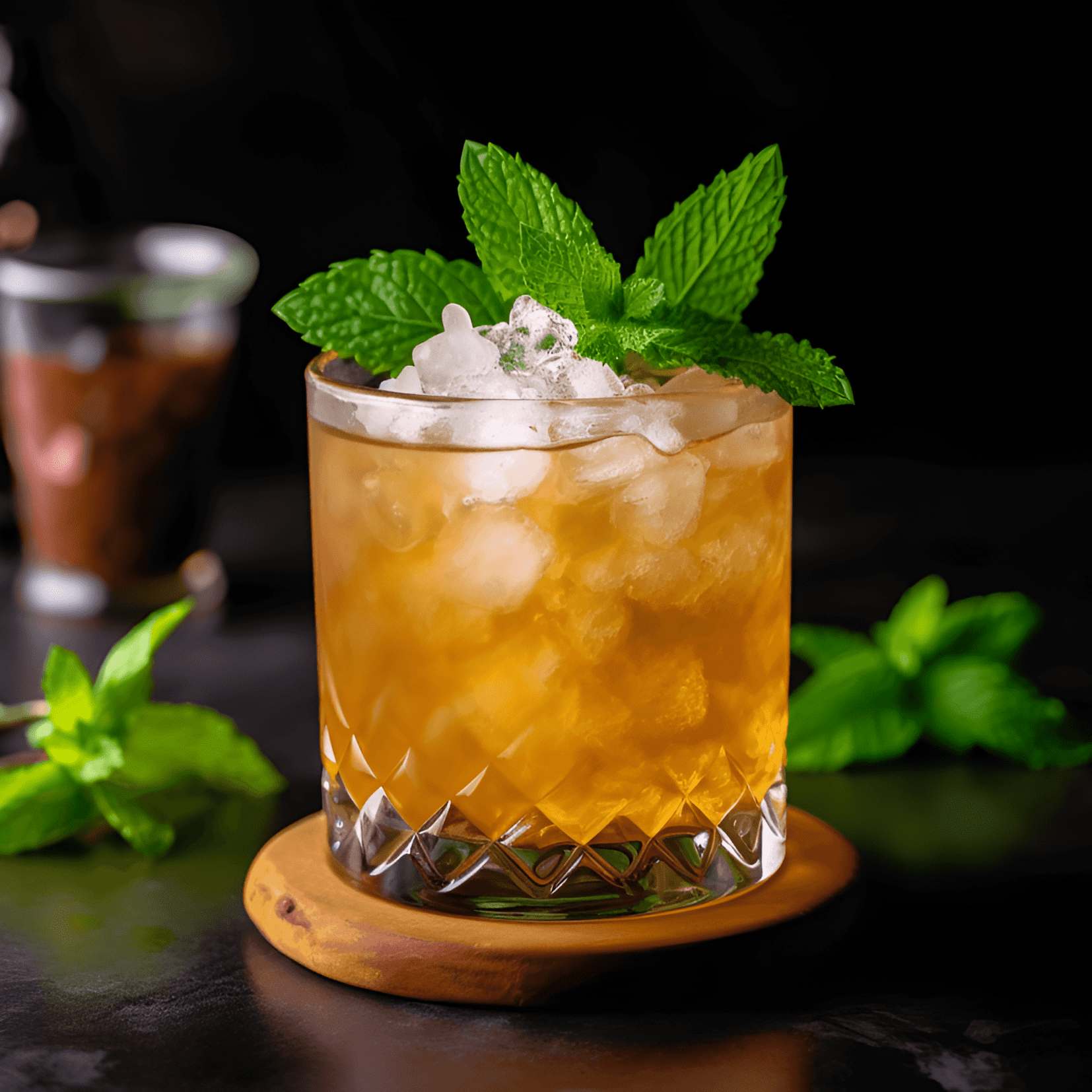 The Jet Pilot cocktail is a complex, flavorful drink with a perfect balance of sweet, sour, and spicy notes. It has a strong, boozy backbone with a hint of fruity sweetness, followed by a tangy citrus kick and a touch of warm, spiced undertones.