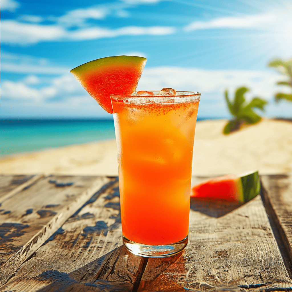 Juicy Screw Cocktail Recipe - The Juicy Screw is a delightful blend of sweet and tangy flavors, with a refreshing citrus kick from the orange juice and a playful watermelon hint from the schnapps. The vodka provides a smooth, strong backbone without overpowering the fruitiness.