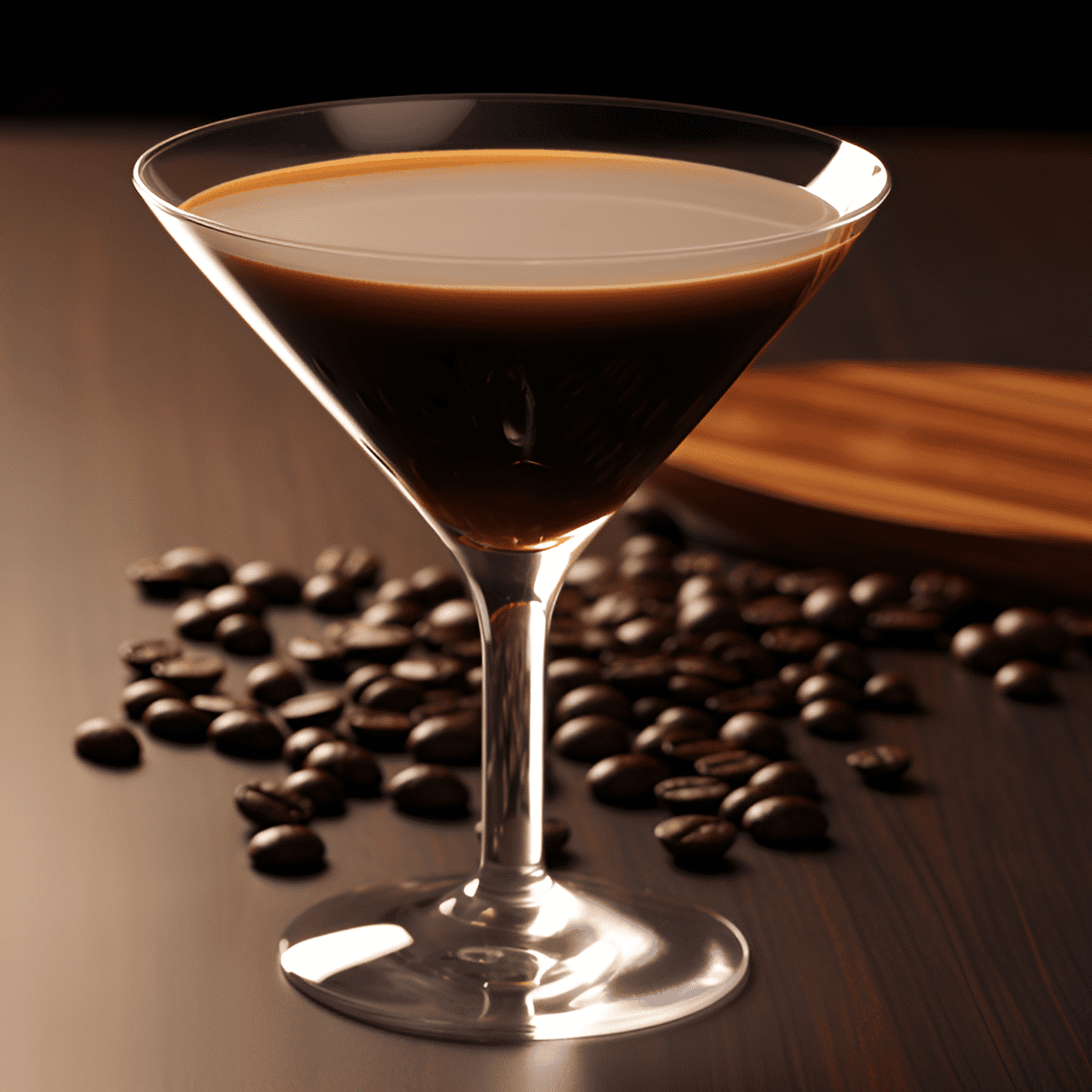 Kahlua Martini Cocktail Recipe - The Kahlua Martini is a robust and rich cocktail. It has a strong coffee flavor, thanks to the Kahlua, with a hint of sweetness. The vodka adds a kick, making it a strong, yet smooth drink.