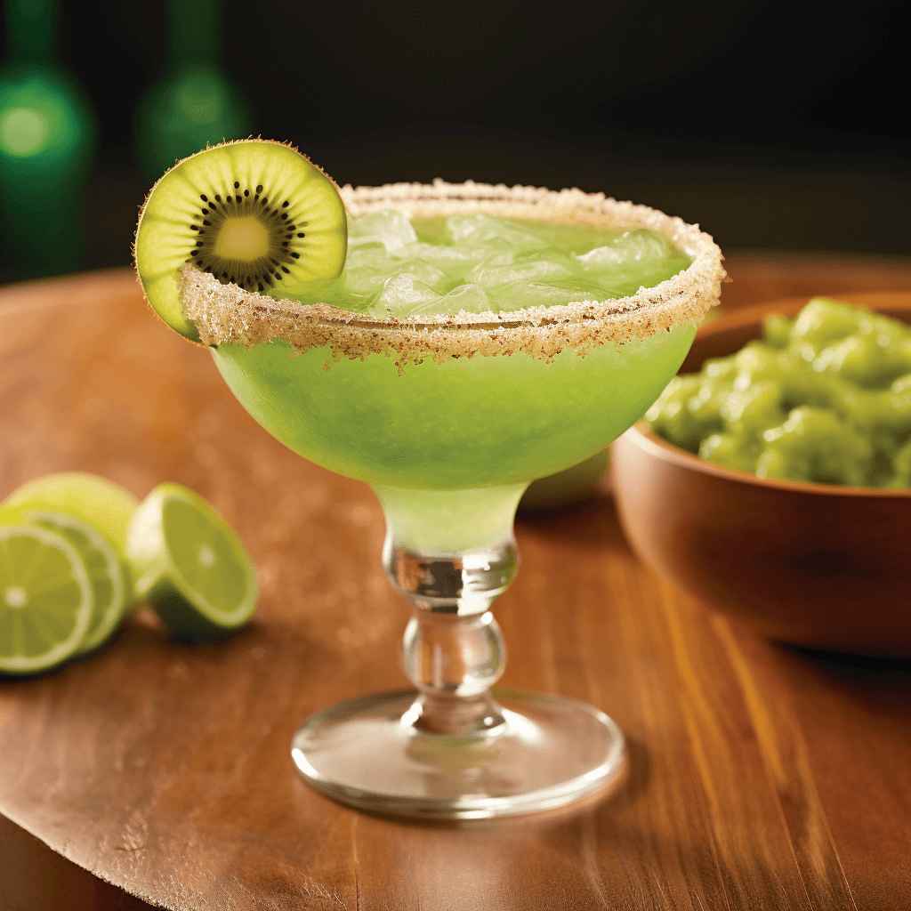 Kiwi Margarita Cocktail Recipe - The Kiwi Margarita is a harmonious blend of sweet, sour, and slightly tangy flavors. The sweetness of the kiwi is balanced by the tartness of the lime, while the tequila adds a subtle kick. The overall taste is refreshing, fruity, and perfect for warm weather.