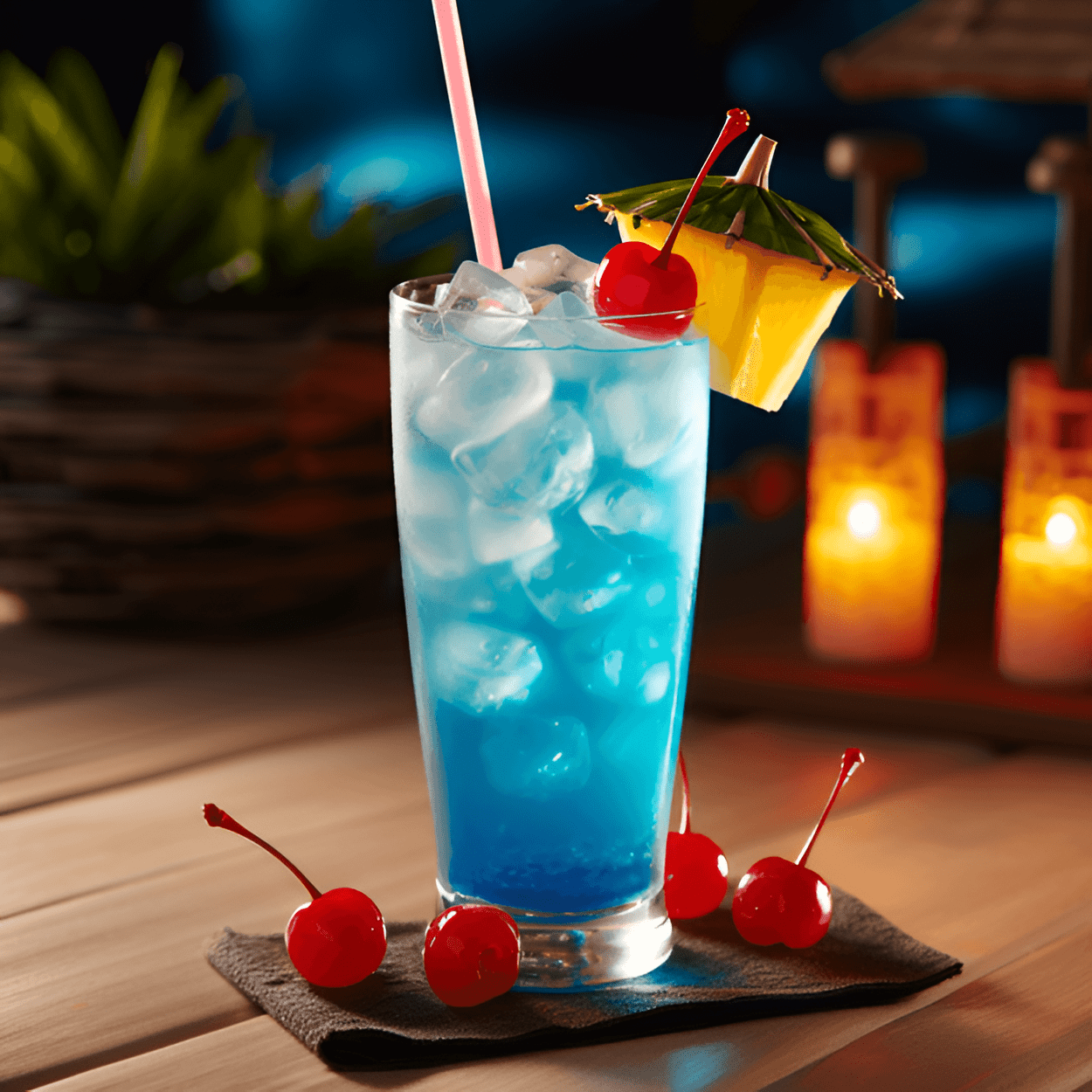 Lake Water Cocktail Recipe - The Lake Water cocktail is a delightful blend of sweet and sour. The coconut rum adds a tropical sweetness, while the blue curacao lends a slightly bitter citrus flavor. The pineapple juice and lemon-lime soda balance out the flavors with a tangy freshness.