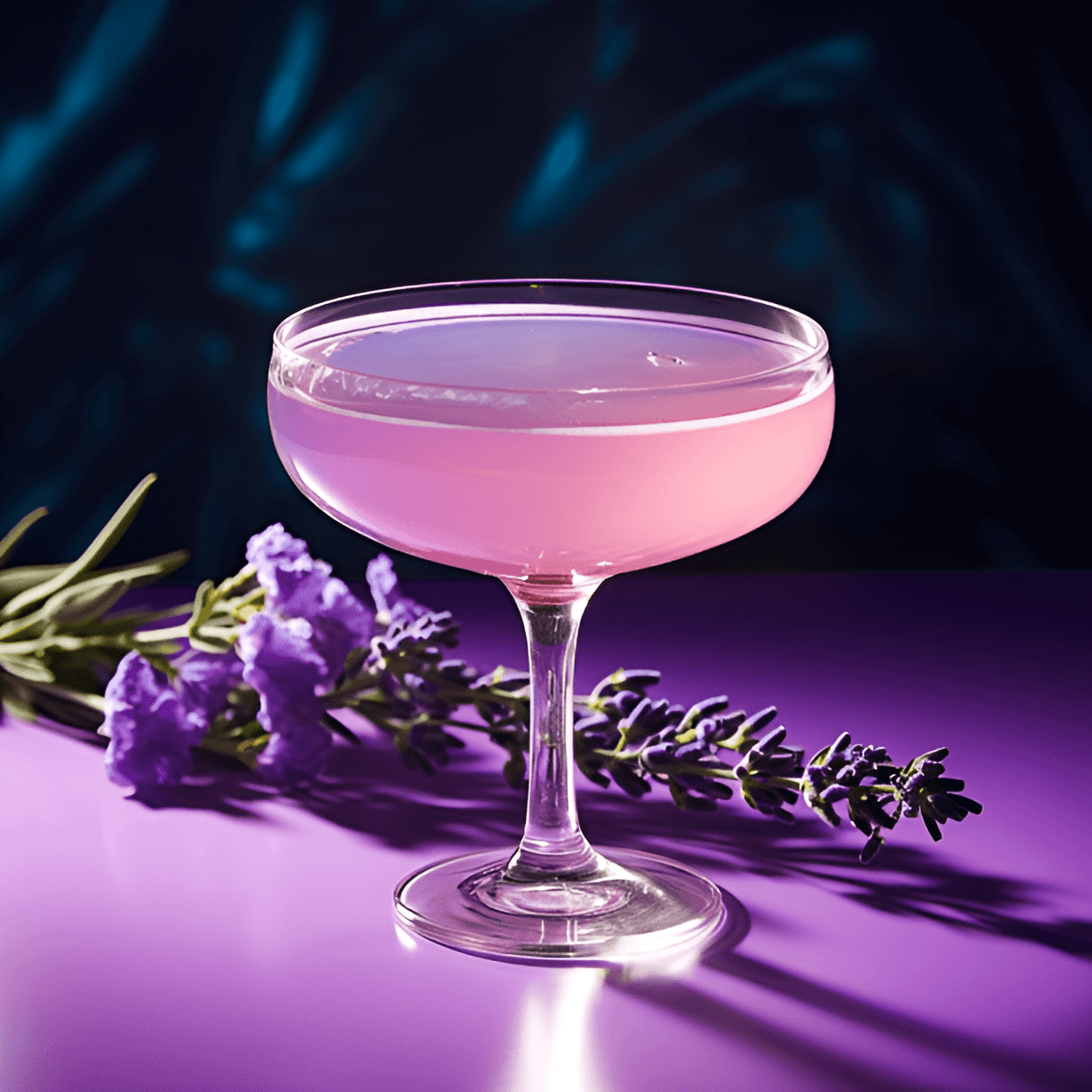 Lavender Aviation Cocktail Recipe - The Lavender Aviation is a delightful mix of sweet, sour, and floral notes. The gin provides a strong, juniper-forward base, while the lemon juice adds a tart freshness. The maraschino liqueur brings a touch of sweetness, and the lavender simple syrup introduces a delicate floral aroma and flavor that lingers on the palate.