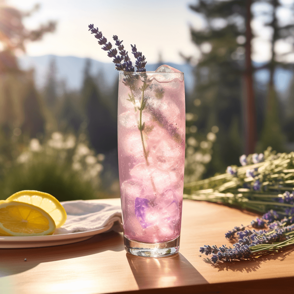The Lavender Lemonade cocktail has a delightful balance of sweet, sour, and floral flavors. The lemonade provides a tangy and refreshing base, while the lavender syrup adds a subtle sweetness and a fragrant aroma. The combination creates a light, crisp, and invigorating taste that is perfect for warm weather sipping.