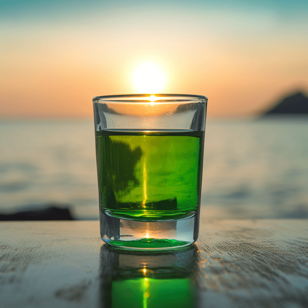 Liquid Marijuana Shot Rezept - Der Liquid Marijuana Shot hat einen süßen und tropischen Geschmack mit einem Hauch von Säure. Die Aromen von Kokosnuss, Ananas und Melone verschmelzen zu einem erfrischenden und fruchtigen Erlebnis. Das Getränk ist leicht und einfach zu trinken, was es perfekt für warmes Wetter und Zusammenkünfte im Freien macht.