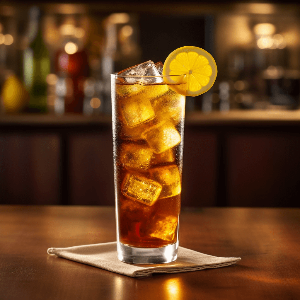 The Long Island Iced Tea is a complex blend of flavors, combining the sweetness of cola and sour mix with the boldness of multiple spirits. It is a strong, yet surprisingly smooth cocktail with a slightly bitter aftertaste.