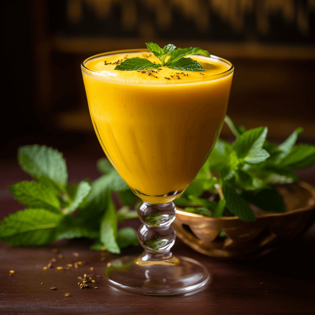 Mango Lassi Cocktail Recipe - The Mango Lassi Cocktail is a sweet, creamy, and fruity drink with a hint of tanginess from the yogurt. The mango flavor is prominent, while the subtle notes of cardamom and honey add depth and complexity. The alcohol adds a warming sensation, making this drink both refreshing and comforting.
