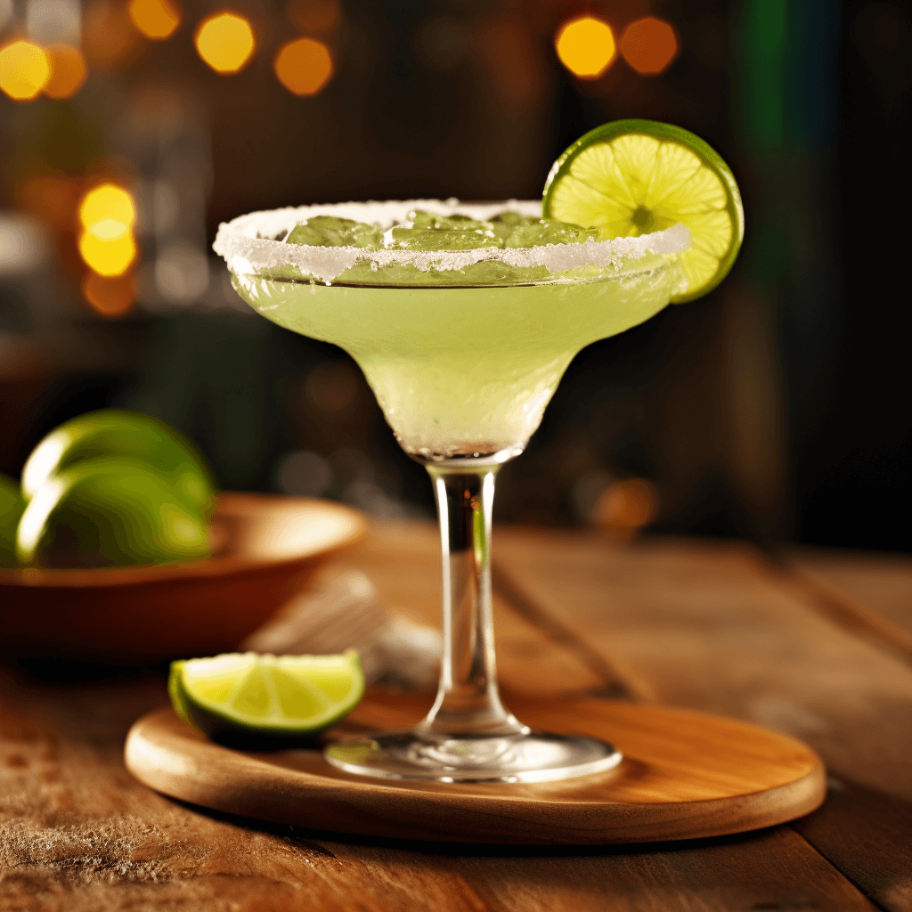 The Margarita is a well-balanced cocktail with a bright, citrusy flavor. It is both sweet and sour, with the tanginess of lime juice complementing the sweetness of the orange liqueur. The tequila adds a strong, earthy backbone, while the salt rim enhances the overall taste and adds a savory touch.