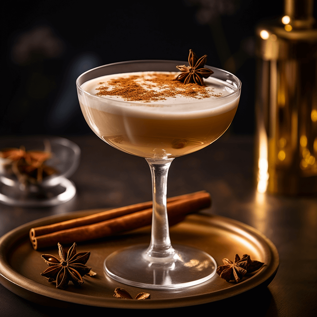 Masala Chai Martini Cocktail Recipe - The Masala Chai Martini has a complex taste profile, combining the warm, spicy, and slightly sweet flavors of chai tea with the smooth, strong, and slightly bitter taste of a classic martini. The result is a well-balanced, rich, and satisfying cocktail.