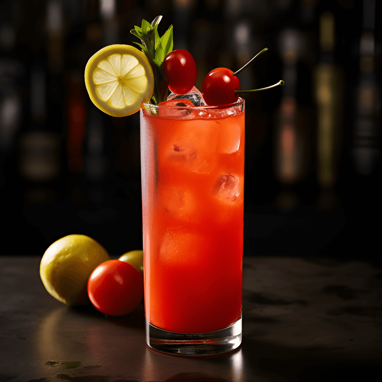 Mediterranean Mary Cocktail Recipe - The Mediterranean Mary is a savory and tangy cocktail with a hint of spiciness. The tomato juice provides a refreshing base, while the lemon juice and olives add a tangy kick. The vodka gives it a strong, robust flavor, and the Worcestershire sauce and Tabasco add a spicy depth to the cocktail.