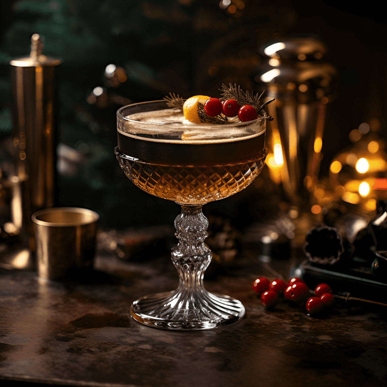 Merry Widow Cocktail Recipe - The Merry Widow cocktail has a complex and well-balanced taste. It is slightly sweet, with a hint of bitterness from the vermouth. The herbal notes from the bitters and the warmth of the brandy create a smooth and satisfying finish.