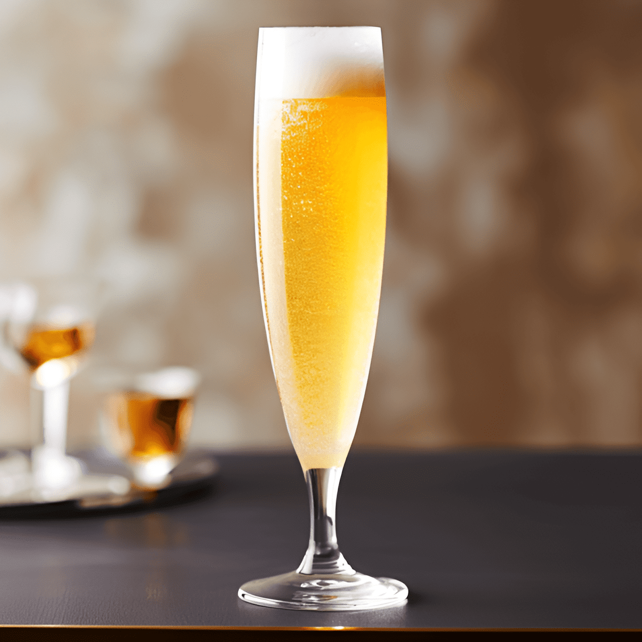 Midnight Kiss Cocktail Recipe - The Midnight Kiss cocktail has a sweet, bubbly taste with a hint of citrus. The champagne gives it a light, effervescent quality, while the orange liqueur adds a subtle tanginess. The sugar rim adds a delightful sweetness to every sip.