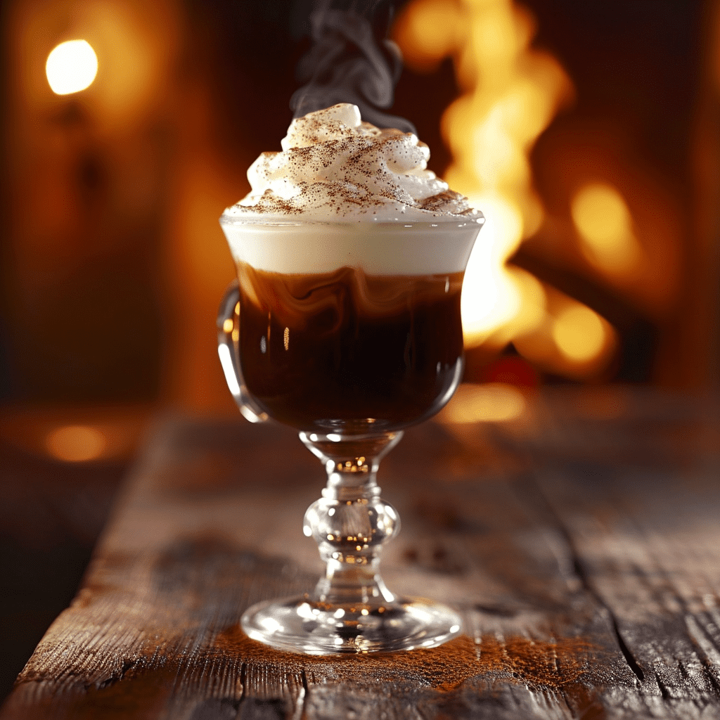 Millionaire's Coffee Cocktail Recipe - Millionaire's Coffee is a harmonious blend of creamy, sweet, and nutty flavors with a robust coffee base. The Baileys provides a velvety texture, the Kahlua adds a rich coffee and vanilla undertone, and the Frangelico imparts a subtle hazelnut sweetness. The overall taste is indulgent and warming, with a balanced sweetness that's not overpowering.