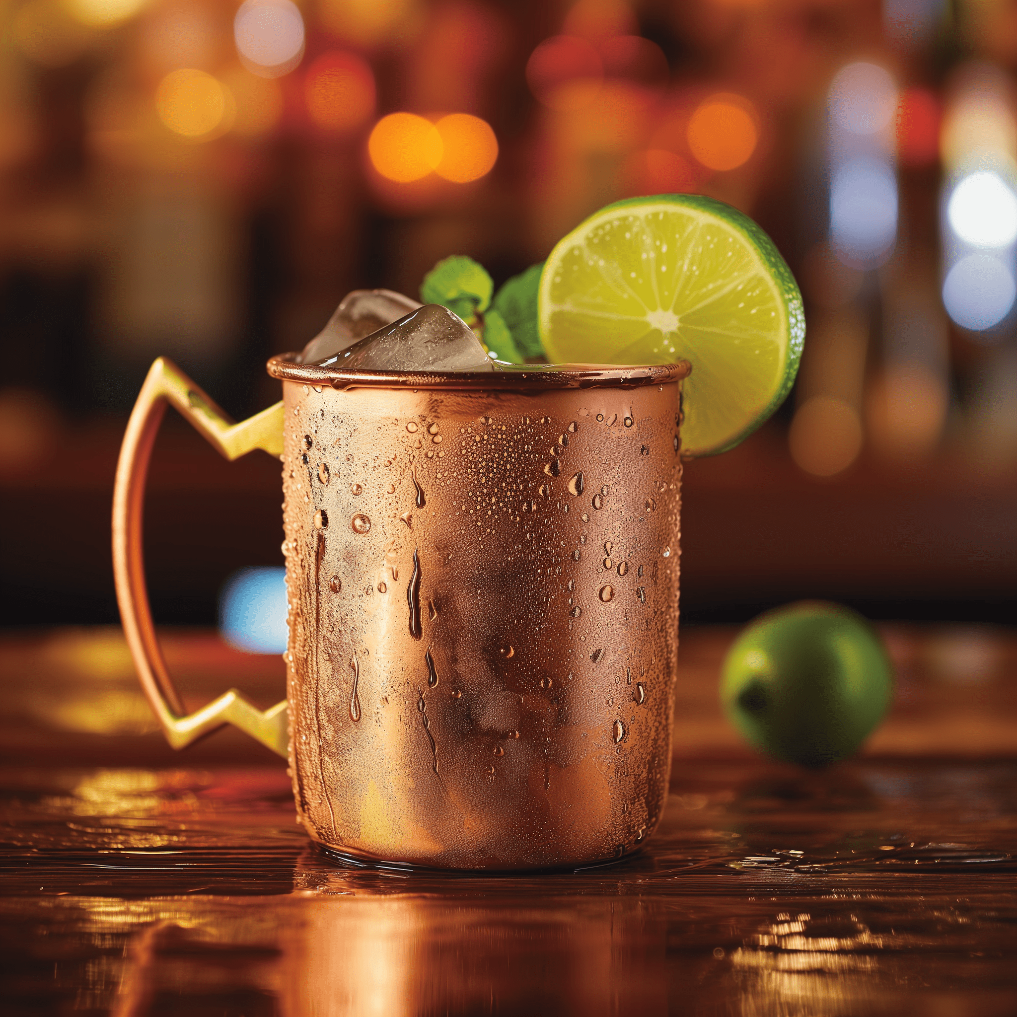 Montenegro Mule Cocktail Recipe - The Montenegro Mule offers a harmonious blend of spicy and sweet with a pronounced citrus tang. The ginger beer provides a peppery fizz, while the Amaro Montenegro delivers a complex bittersweet symphony, complemented by the freshness of the lime juice.