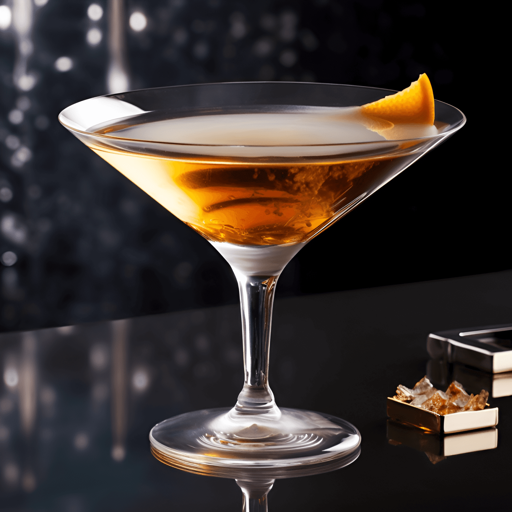 Moonraker Cocktail Recipe - The Moonraker cocktail has a well-balanced taste, with a combination of sweet, sour, and slightly bitter notes. It is a strong and full-bodied drink, with a smooth and velvety texture.