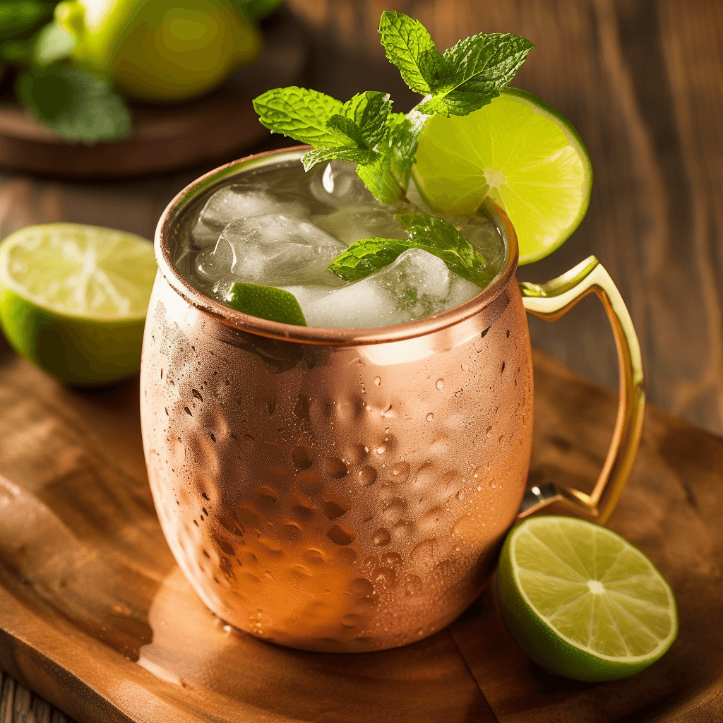 Moscow Mule Cocktail Recipe - The Moscow Mule is a refreshing, slightly spicy, and tangy cocktail with a hint of sweetness. The combination of vodka, ginger beer, and lime juice creates a well-balanced and invigorating flavor profile.
