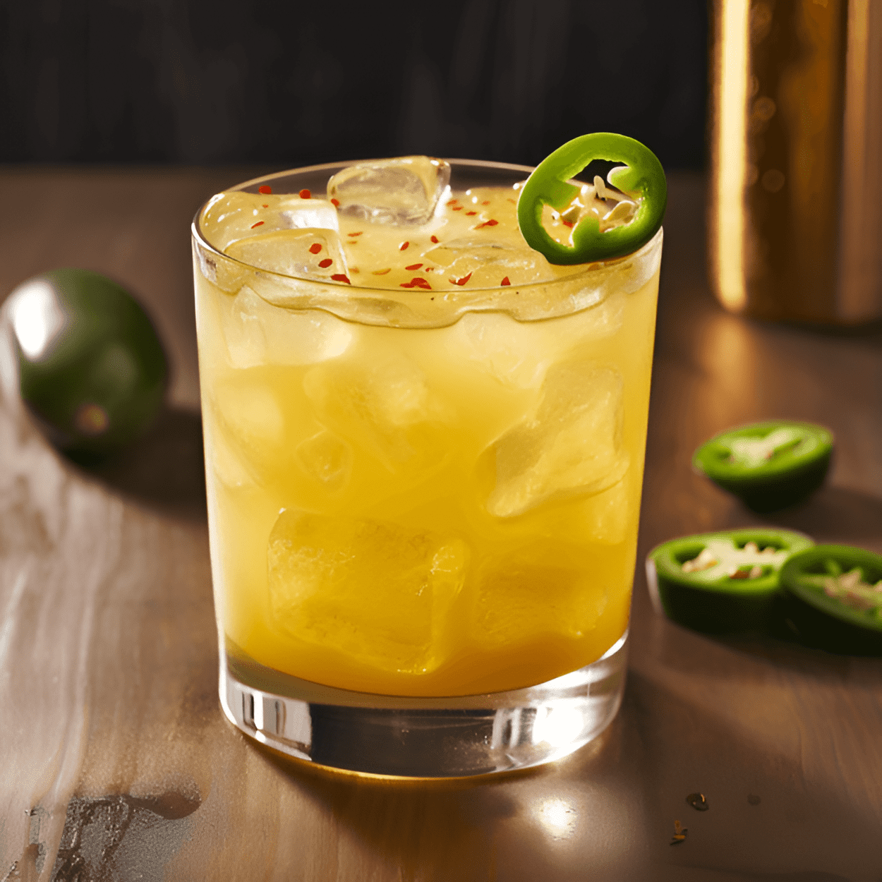 Mustang Cocktail Recipe - The Mustang cocktail is a delightful blend of sweet, sour, and spicy flavors. The sweetness of the pineapple juice is perfectly balanced by the tartness of the lime juice, while the jalapeno adds a surprising kick that elevates the overall taste.