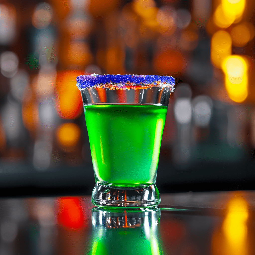 Ninja Turtle Recipe - The Ninja Turtle shot is a delightful mix of sweet and tropical flavors, with a creamy coconut undertone and a refreshing melon finish. It's a strong yet smooth shot that's sure to bring a party to your palate.