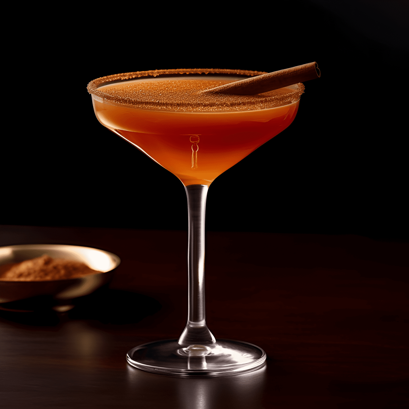 Noche de Amor Cocktail Recipe - Noche de Amor is a well-balanced cocktail with a delightful combination of sweet, sour, and fruity flavors. The rich and velvety texture is complemented by a subtle hint of spice and warmth from the cinnamon.