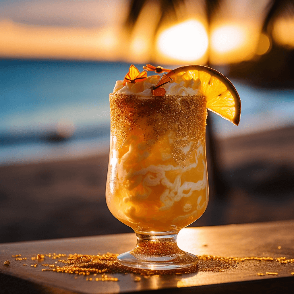 The Painkiller cocktail is a delightful mix of sweet, tangy, and slightly spicy flavors. The combination of pineapple and orange juices creates a fruity base, while the coconut cream adds a rich, creamy sweetness. The dark rum provides a strong, warming backbone, and the freshly grated nutmeg on top adds a subtle hint of spice.