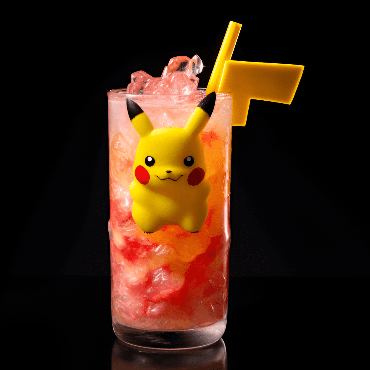 Pikachu Cocktail Recipe - The Pikachu Cocktail is a sweet and fruity concoction. The pineapple juice and coconut rum give it a tropical twist, while the grenadine adds a hint of tartness. The overall taste is refreshing, light, and perfect for a summer day.