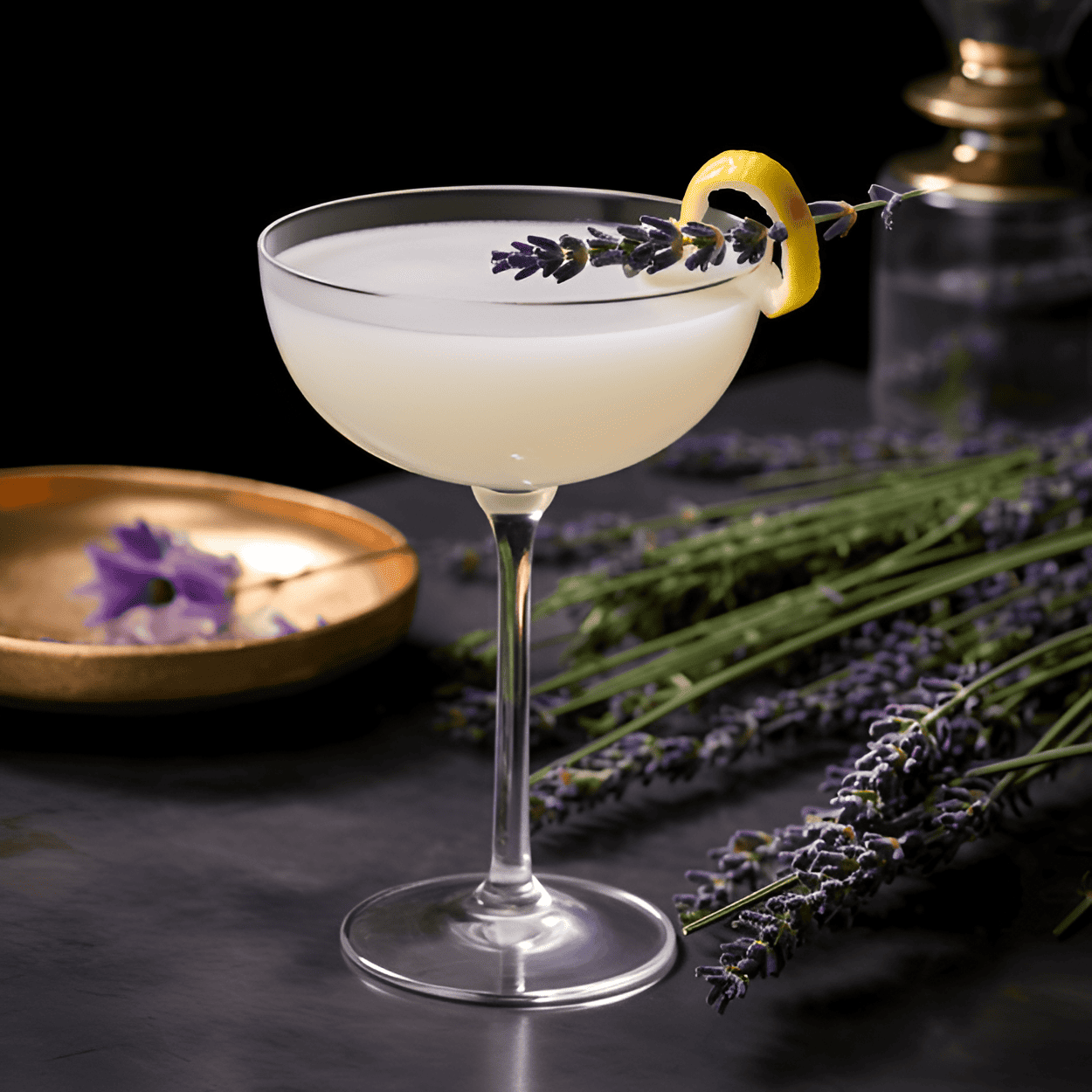 Pillow Talk Cocktail Recipe - The Pillow Talk cocktail is a delightful mix of sweet, sour, and floral notes. The sweetness of the honey is balanced by the tartness of the lemon, while the gin adds a strong, botanical flavor. The lavender garnish adds a subtle floral note, making this cocktail a complex and enjoyable experience.
