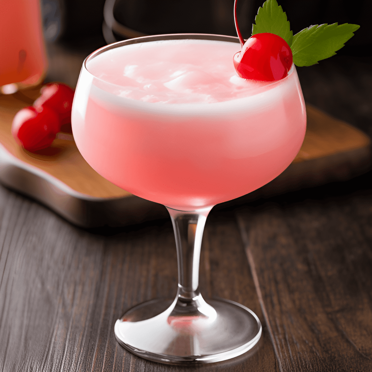 Rosa Höschen Cocktail Rezept - Der Cocktail Rosa Höschen ist süß und fruchtig mit einer cremigen Textur. Der Geschmack von Erdbeeren ist dominant, ergänzt durch den spritzigen Geschmack von Zitrone. Der Wodka sorgt für einen kleinen Kick, ist aber nicht überwältigend.