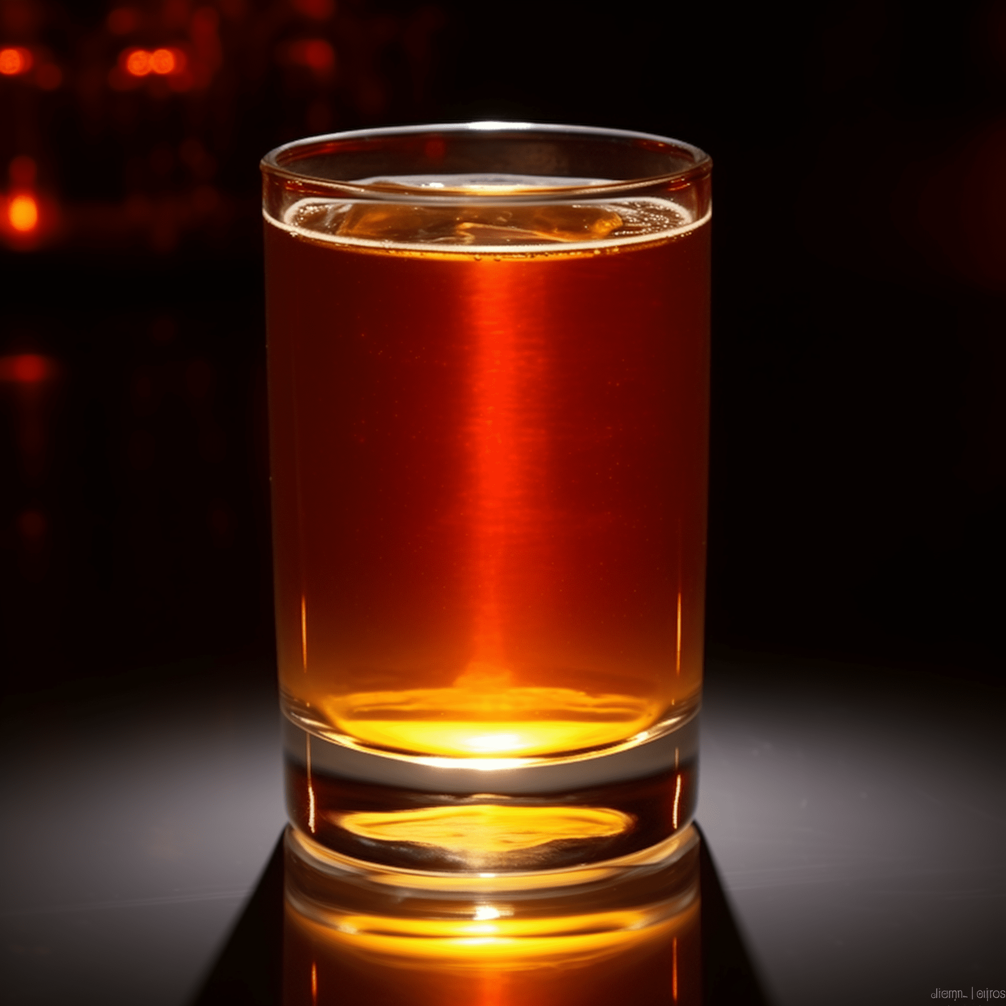 This shot is a fiery blend of strong flavors. It's robust, intense, and not for the faint-hearted. The combination of vodka, Jagermeister, Bacardi 151, and Wild Turkey Bourbon creates a complex taste that's predominantly spicy with a hint of sweetness from the lime.