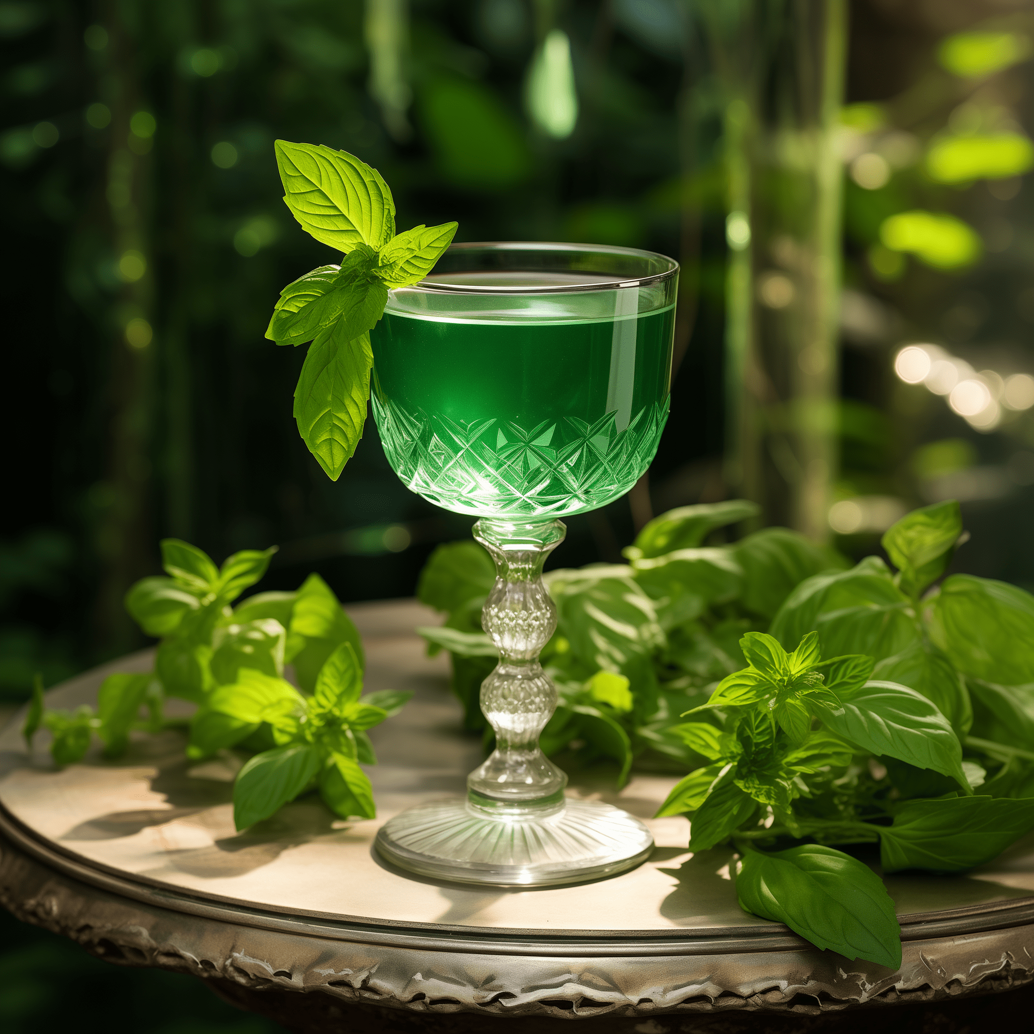 Poison Ivy Cocktail Recipe - The Poison Ivy cocktail offers a tantalizing balance of flavors. It's herbaceous and slightly sweet, with a refreshing citrus tang and a subtle hint of anise from the absinthe. The basil leaves add a fresh aromatic quality that complements the sharpness of the lime juice.