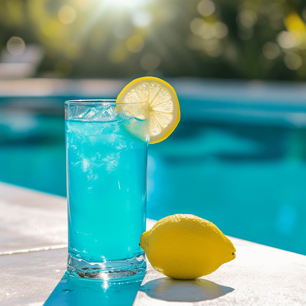 Pool Party Punch Cocktail Recipe - The Pool Party Punch is a delightful blend of sweet and tart flavors. The lemonade provides a refreshing citrus tang, while the Pinnacle® Original Vodka offers a smooth, clean taste. The DeKuyper® Blue Curacao Liqueur adds a hint of tropical fruitiness and a striking blue hue that makes the drink visually appealing.