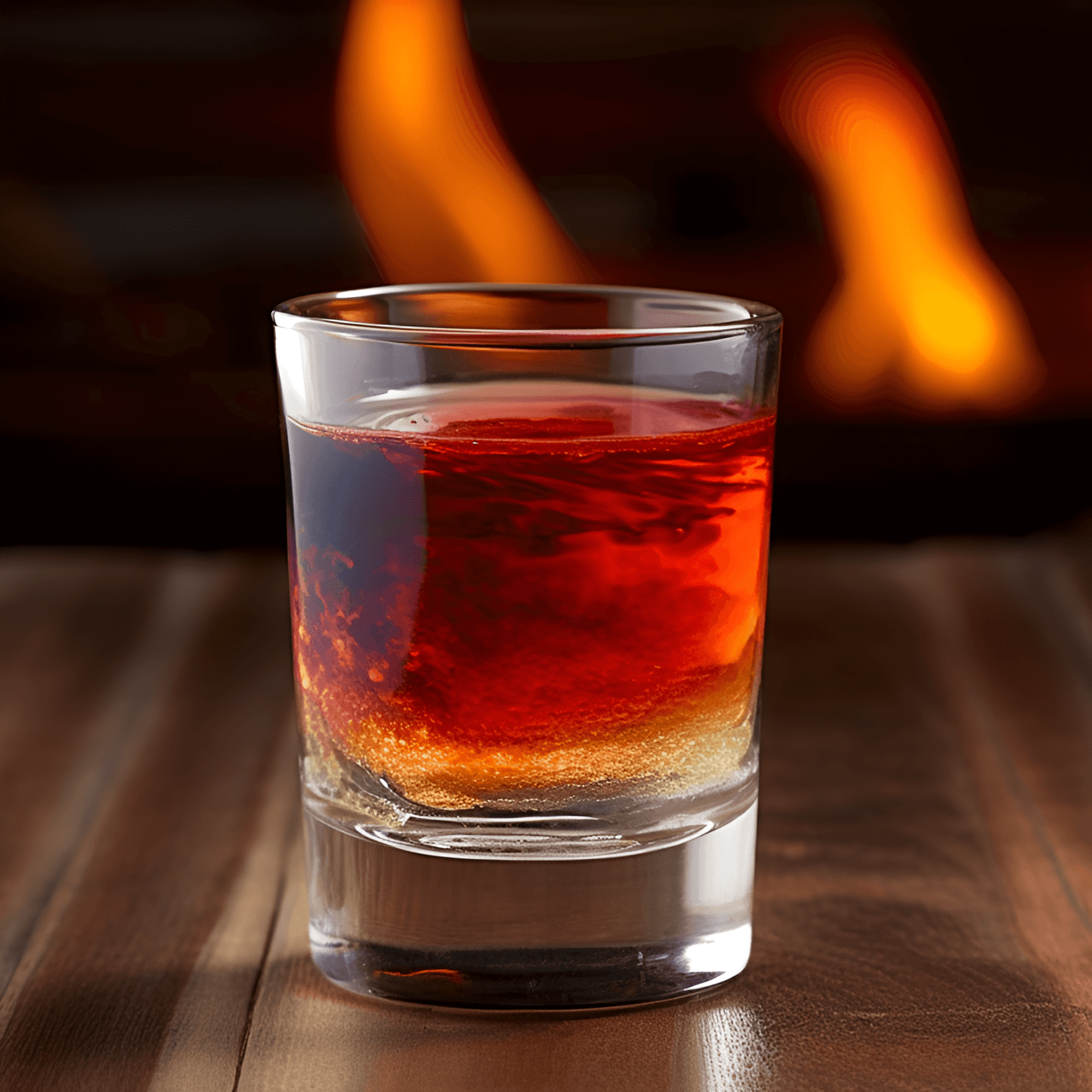 Prairie Fire Cocktail Recipe - The Prairie Fire cocktail has a bold, spicy flavor with a strong kick from the tequila. The hot sauce adds a fiery heat, while the tequila provides a smooth, slightly sweet base. The overall taste is intense, warming, and not for the faint of heart.