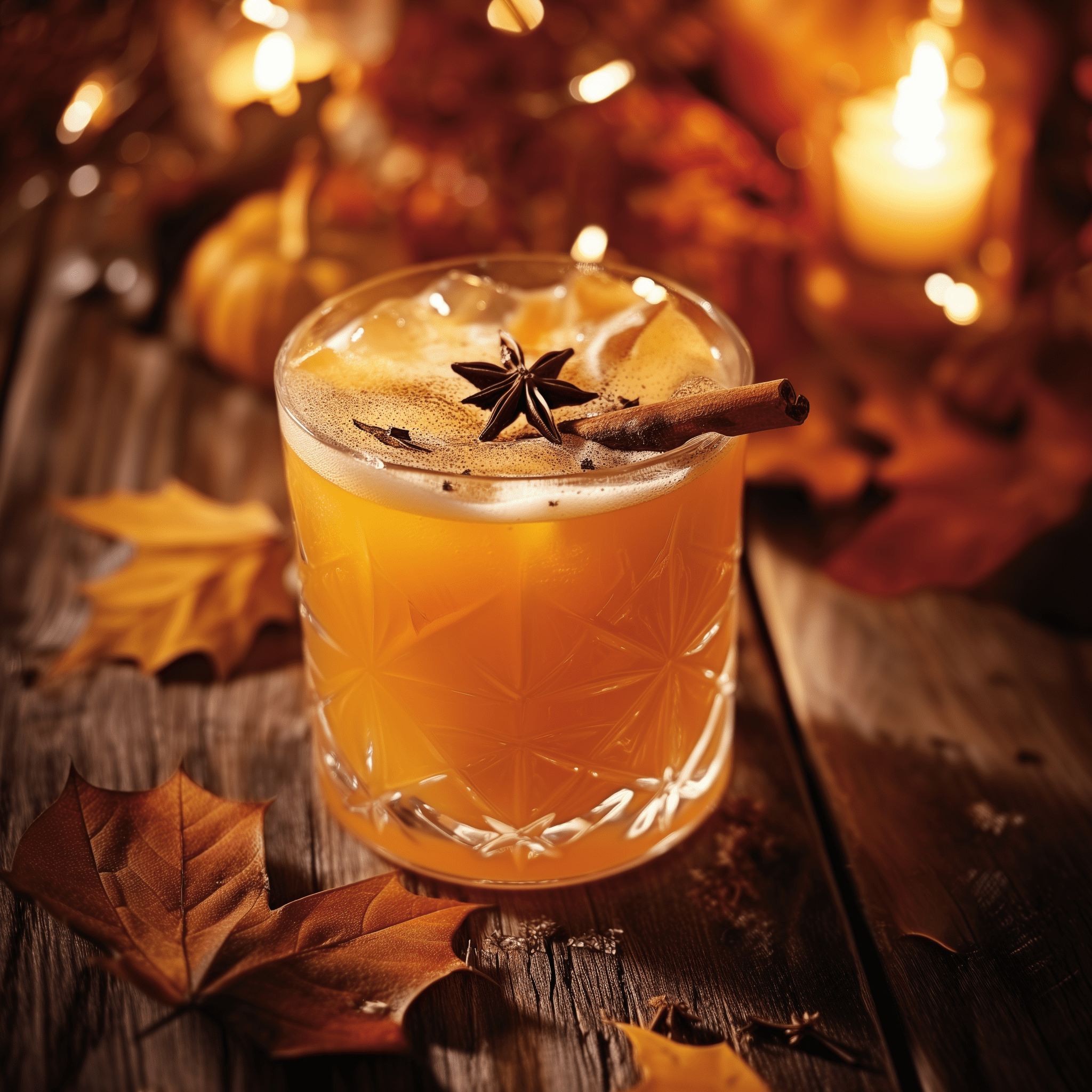 Pumpkin Rum Punch Cocktail Recipe - The Pumpkin Rum Punch is a sweet and spicy delight, with a robust pumpkin flavor that's complemented by the warmth of rum and the aromatic presence of cinnamon and nutmeg. It's rich, creamy, and has a comforting, dessert-like quality that makes it a perfect after-dinner treat.
