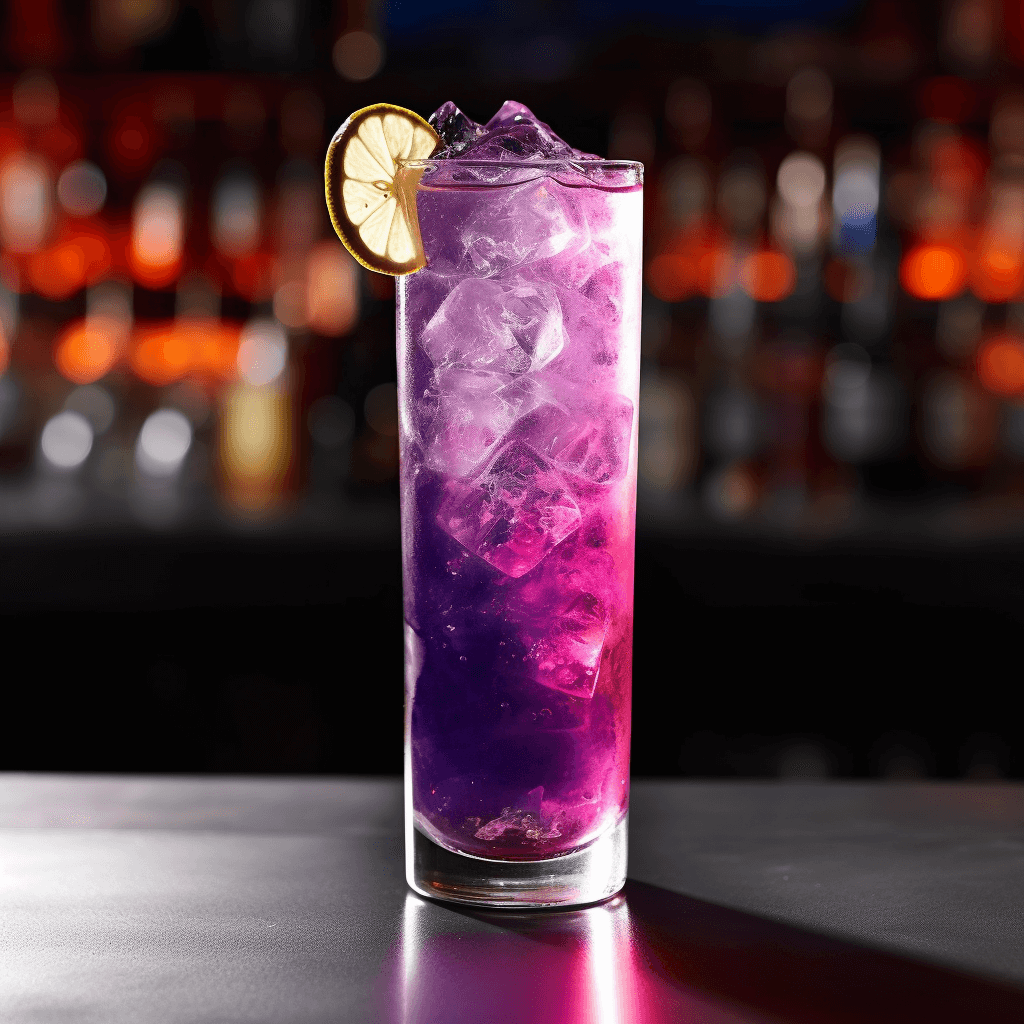 Purple Rain Cóctel Receta - El cóctel Purple Rain es una deliciosa mezcla de sabores dulces y ácidos, con un sabor frutal y refrescante. La combinación de notas cítricas y de bayas crea una bebida bien equilibrada y vigorizante que es perfecta para una noche de fiesta o una celebración especial.