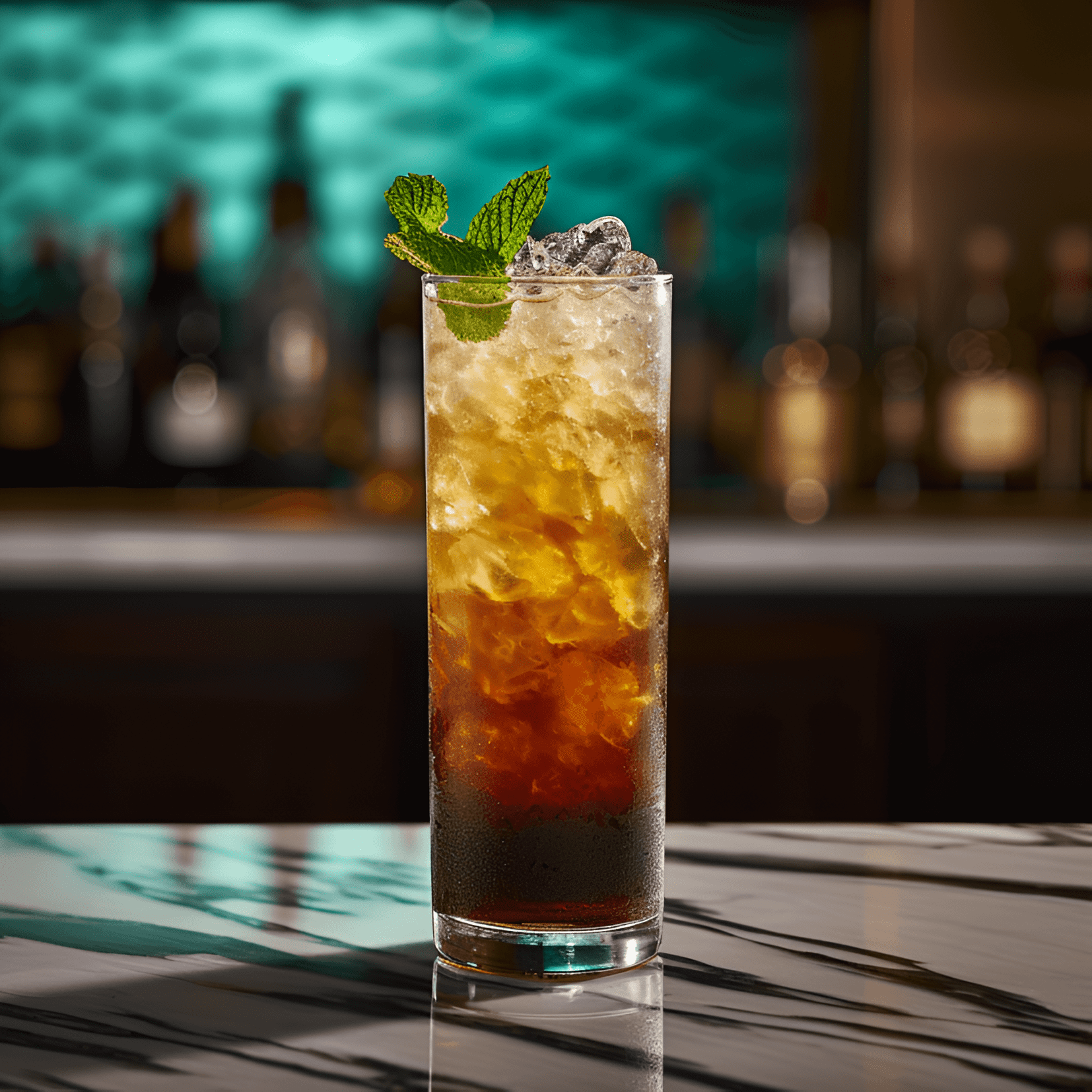 The Queen's Park Swizzle is a well-balanced cocktail with a mix of sweet, sour, and strong flavors. It has a refreshing minty taste, combined with the sweetness of the sugar and the tanginess of the lime. The rum adds a strong, bold backbone to the drink, making it a satisfying and invigorating experience.