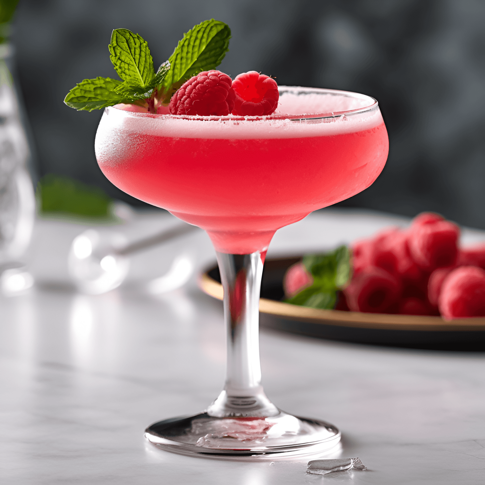 Raspberry Beret Cocktail Recipe - The Raspberry Beret is a sweet, fruity, and slightly tangy cocktail. It has a refreshing and light taste, with a hint of tartness from the raspberries and a smooth, velvety texture from the cream.