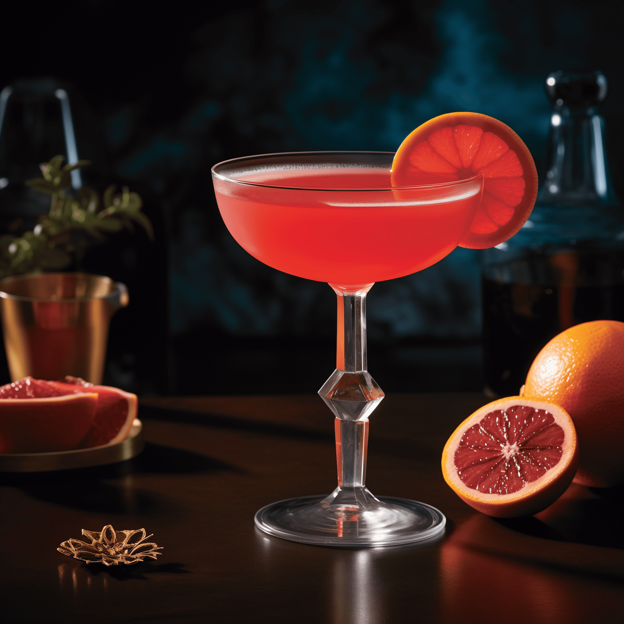 Red Alert Cocktail Recipe - The Red Alert cocktail is a tantalizing mix of sweet and tart flavors. The grapefruit juice provides a citrusy zing, while the grenadine adds a syrupy sweetness. The gin and rum offer a potent, boozy base that balances the drink with a warm, complex finish.