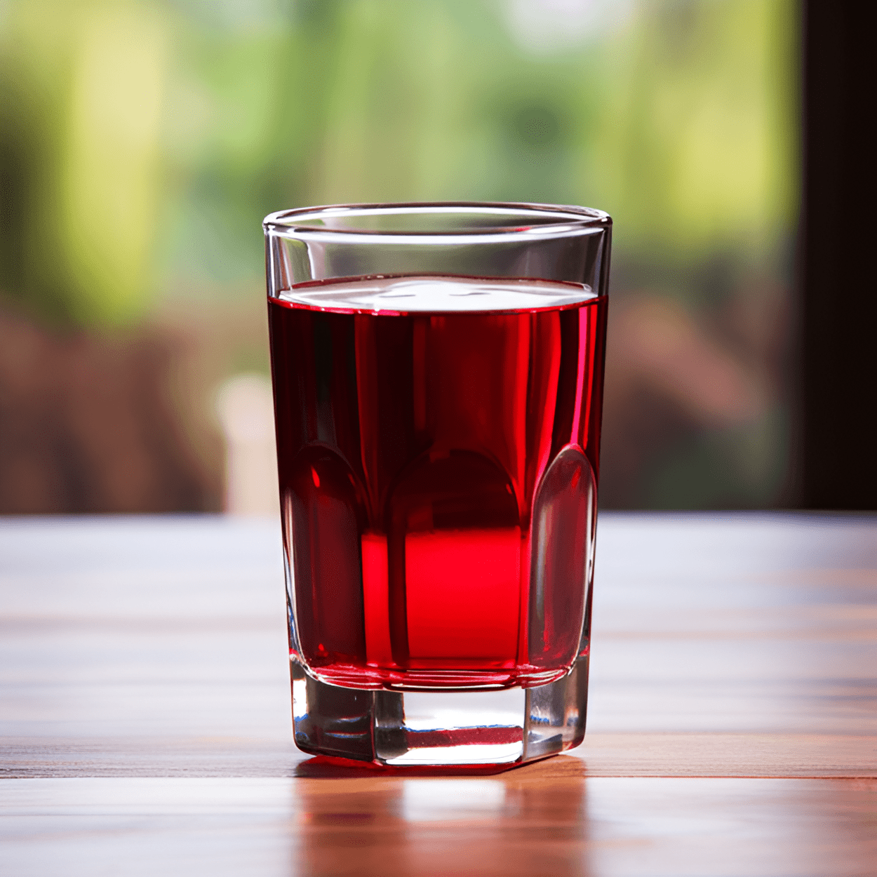 Roter Engel Cocktail Rezept - Der Rote Engel ist ein süßer, fruchtiger Cocktail mit einem kräftigen Kick. Der Pfirsichlikör verleiht ihm einen süßen, fruchtigen Geschmack, während der Jägermeister eine kräuterartige Komplexität hinzufügt. Der Cranberrysaft sorgt für eine Säure, die die Süße ausgleicht und ihn zu einem abgerundeten, geschmackvollen Getränk macht.
