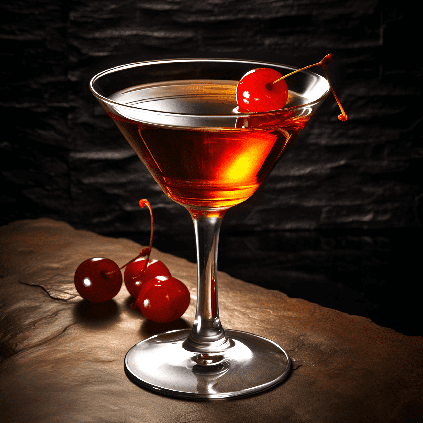 The Rob Roy has a rich, smoky, and slightly sweet taste with a hint of bitterness from the vermouth. It has a warming and full-bodied mouthfeel, making it a perfect sipping cocktail for colder months.