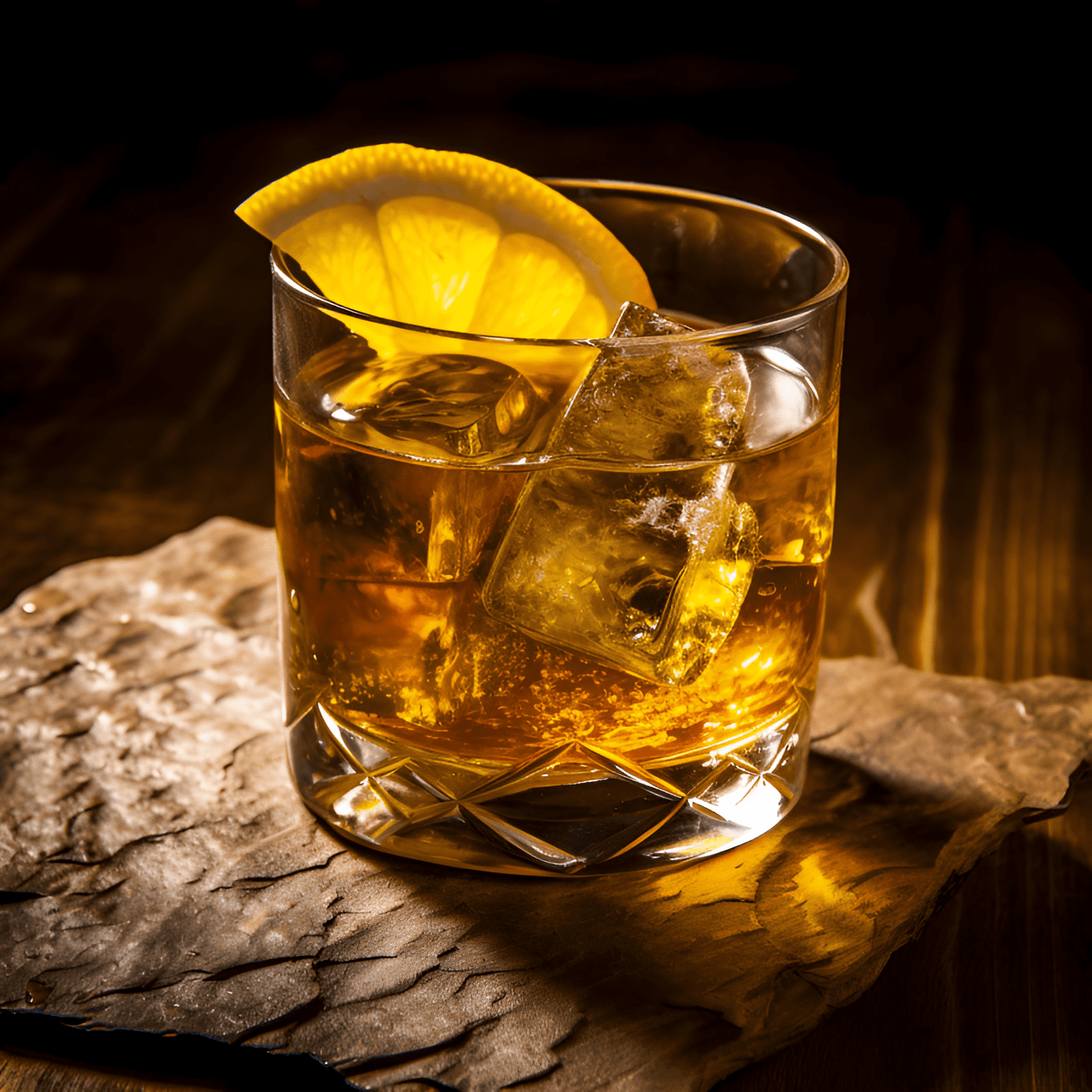 Rock and Rye Cóctel Receta - El cóctel Rock and Rye es una mezcla armoniosa de sabores dulces, picantes y cítricos. El whisky de centeno proporciona una base fuerte y robusta, mientras que el jarabe de caramelo de roca agrega un toque de dulzura. La adición de cáscaras de limón y naranja aporta una nota cítrica refrescante a la mezcla.