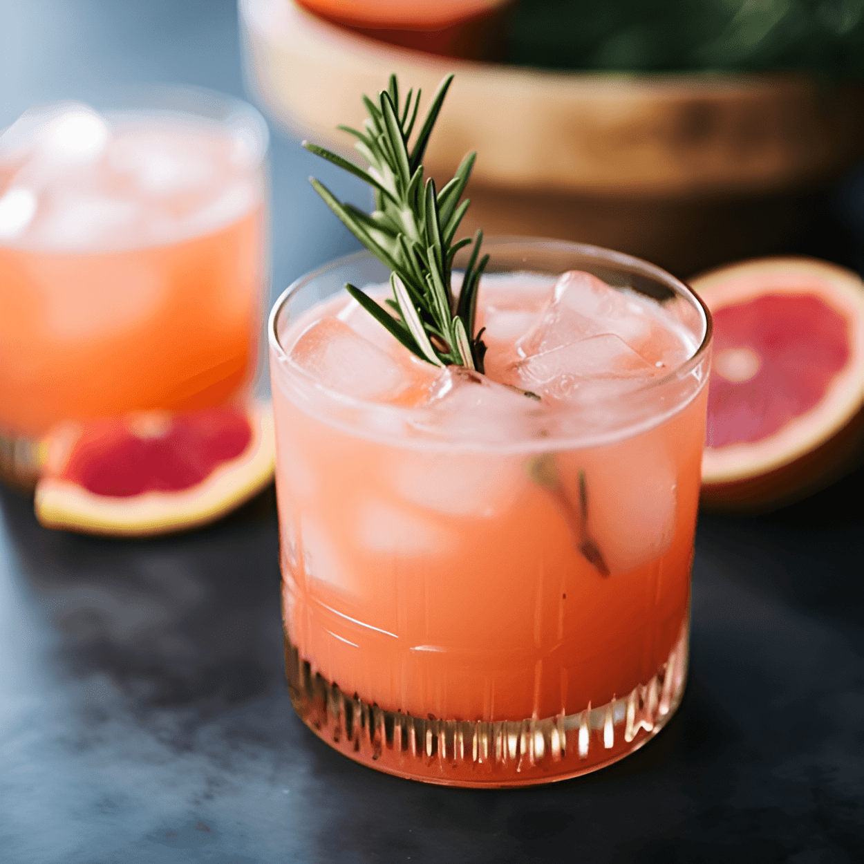 Rosemary Grapefruit Mule Cocktail Recipe - The Rosemary Grapefruit Mule is a cocktail with a complex flavor profile. It's tangy and tart from the grapefruit, slightly sweet from the ginger beer, and has an earthy undertone from the rosemary. The vodka gives it a strong kick, making it a cocktail that's both refreshing and invigorating.