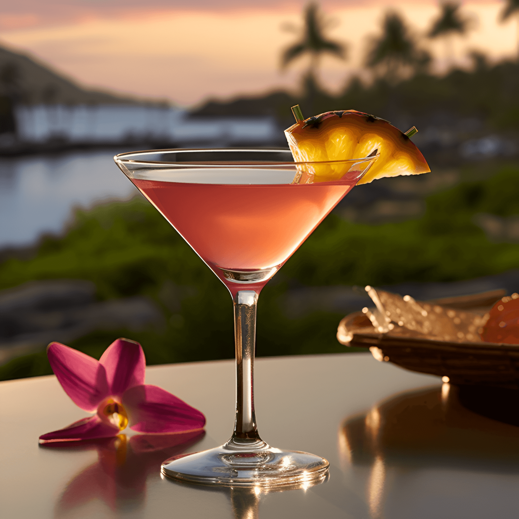 Royal Hawaiian Cocktail Recipe - The Royal Hawaiian cocktail has a sweet and fruity taste, with a hint of tartness from the pineapple juice. The gin adds a subtle herbal and floral note, while the orgeat syrup provides a rich almond flavor. Overall, the drink is well-balanced, refreshing, and perfect for sipping on a warm day.