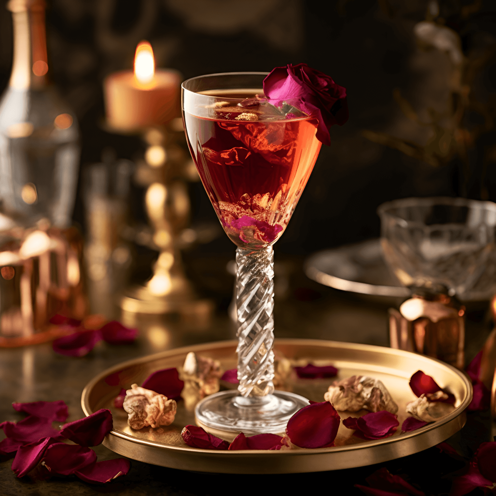 Royal Romance Cocktail Recipe - The Royal Romance cocktail offers a harmonious balance of sweet, sour, and fruity flavors. The rich, velvety texture is complemented by a subtle hint of floral notes, making it a truly delightful and refreshing drink. The cocktail is neither too strong nor too light, making it an ideal choice for those who appreciate a well-rounded and sophisticated taste.