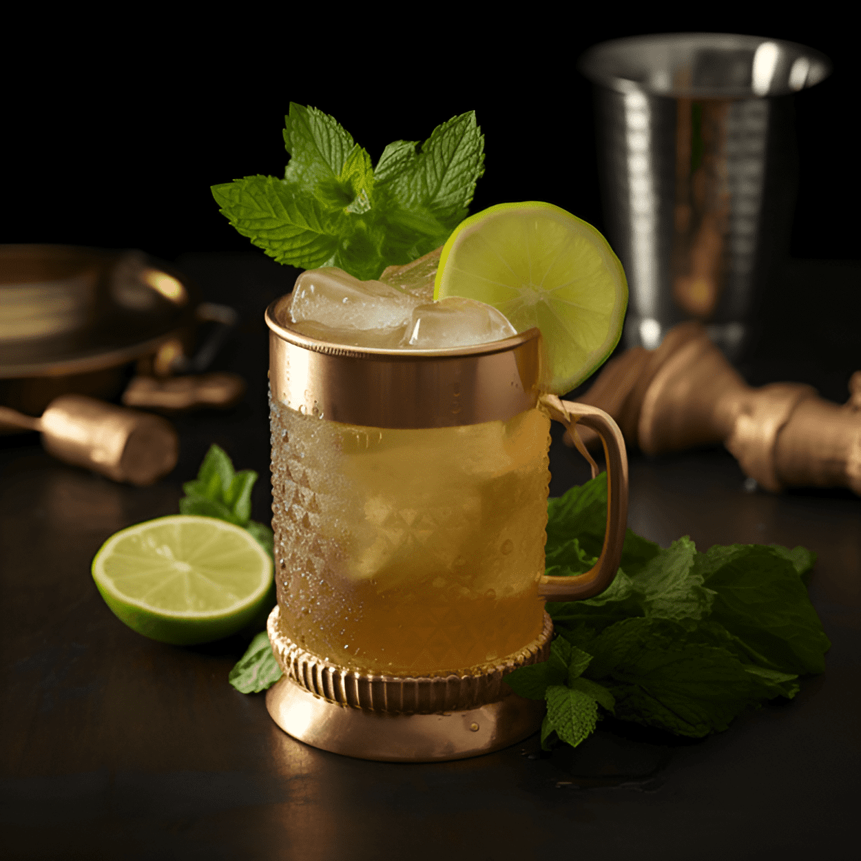 Rum Mule Cocktail Recipe - The Rum Mule is a refreshing, citrusy cocktail with a strong, spicy kick from the ginger beer. The rum adds a sweet, smooth undertone that balances the tanginess of the lime.