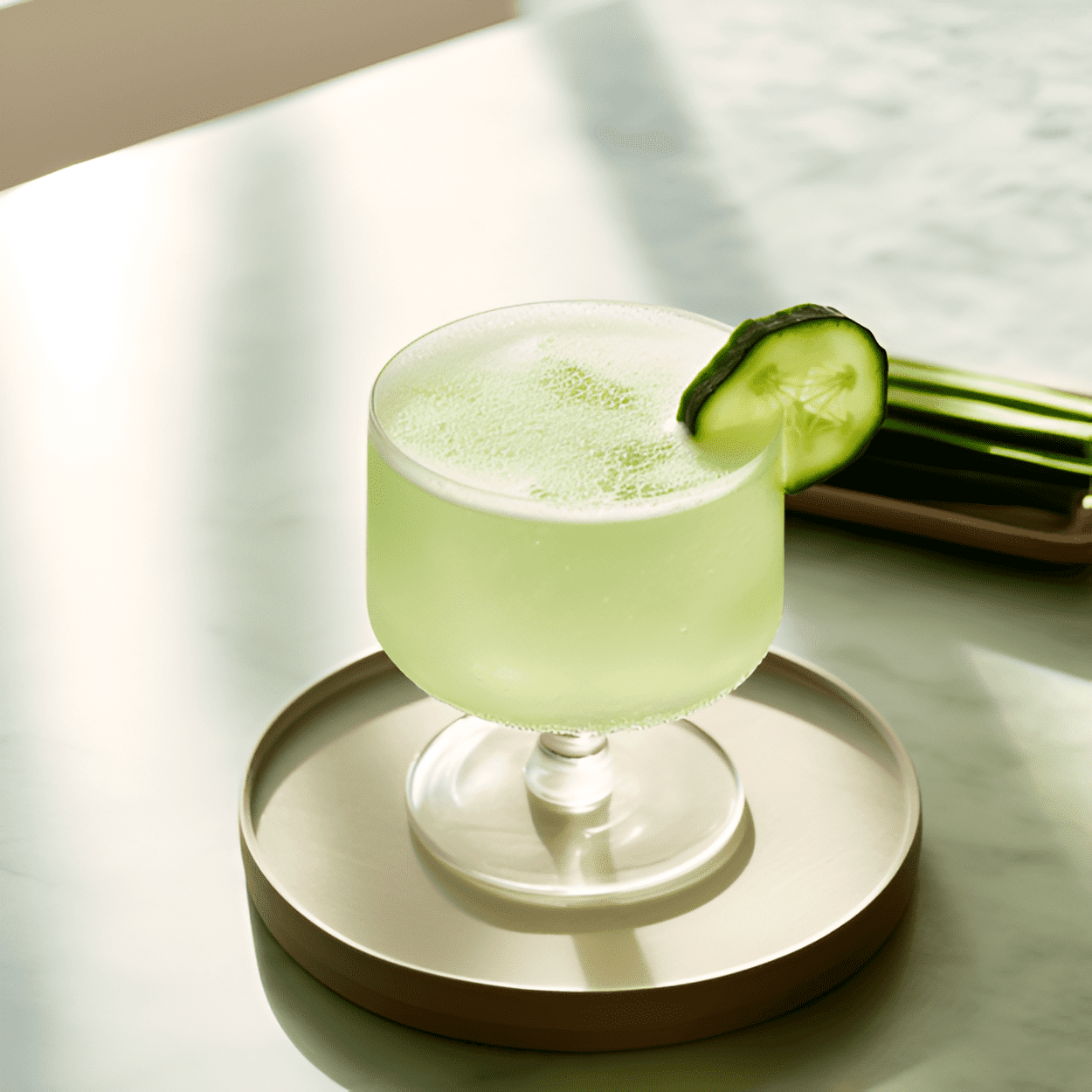 Screaming Viking Cocktail Recipe - The Screaming Viking has a unique, refreshing taste. It's a blend of sweet and sour, with the cucumber adding a crisp freshness. The gin gives it a strong, robust flavor, while the lime juice adds a tangy kick.
