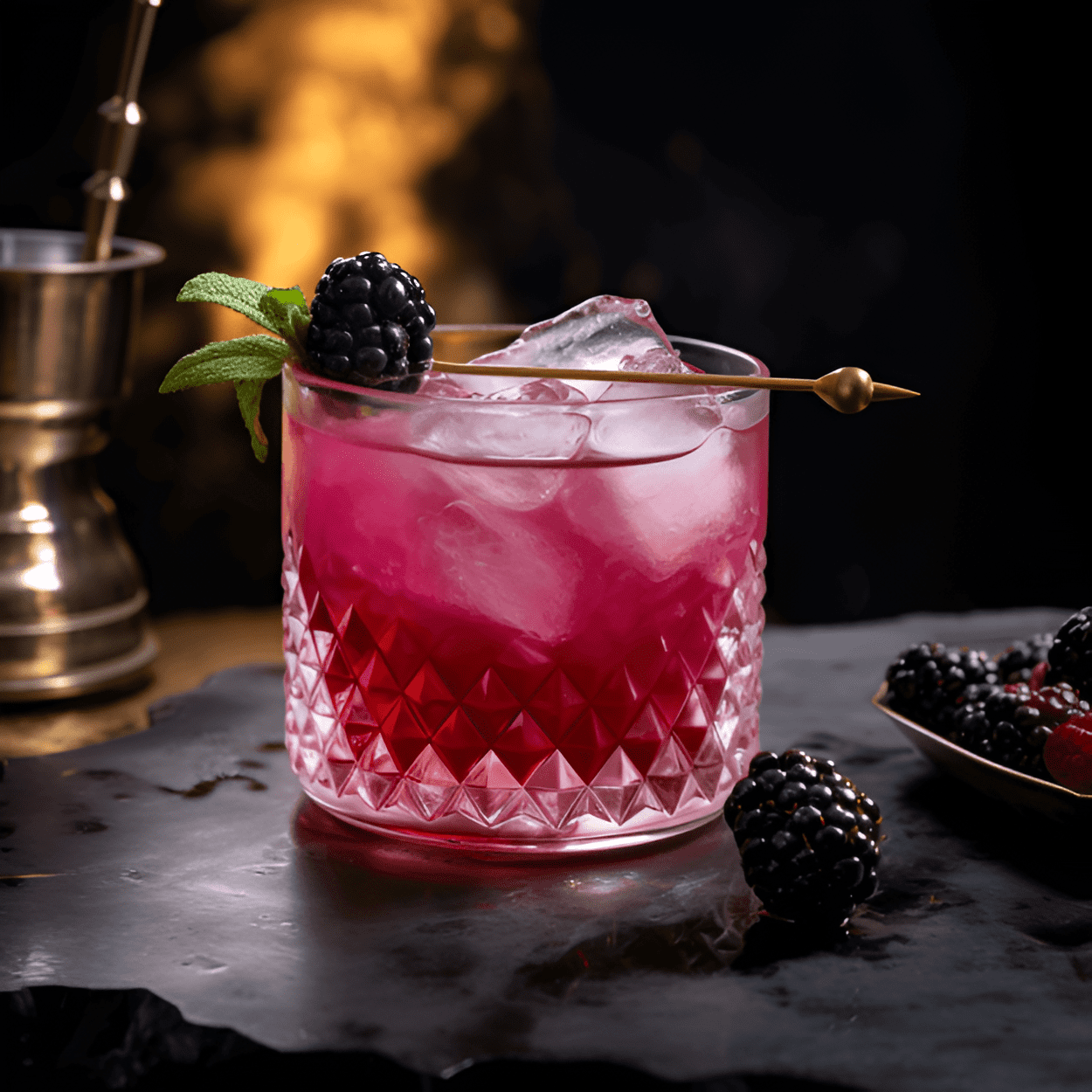 The Snakebite cocktail has a crisp, refreshing taste with a perfect balance of sweet and tart flavors. The combination of lager and cider gives it a light, fruity undertone, while the blackcurrant liqueur adds a touch of sweetness and a vibrant color.