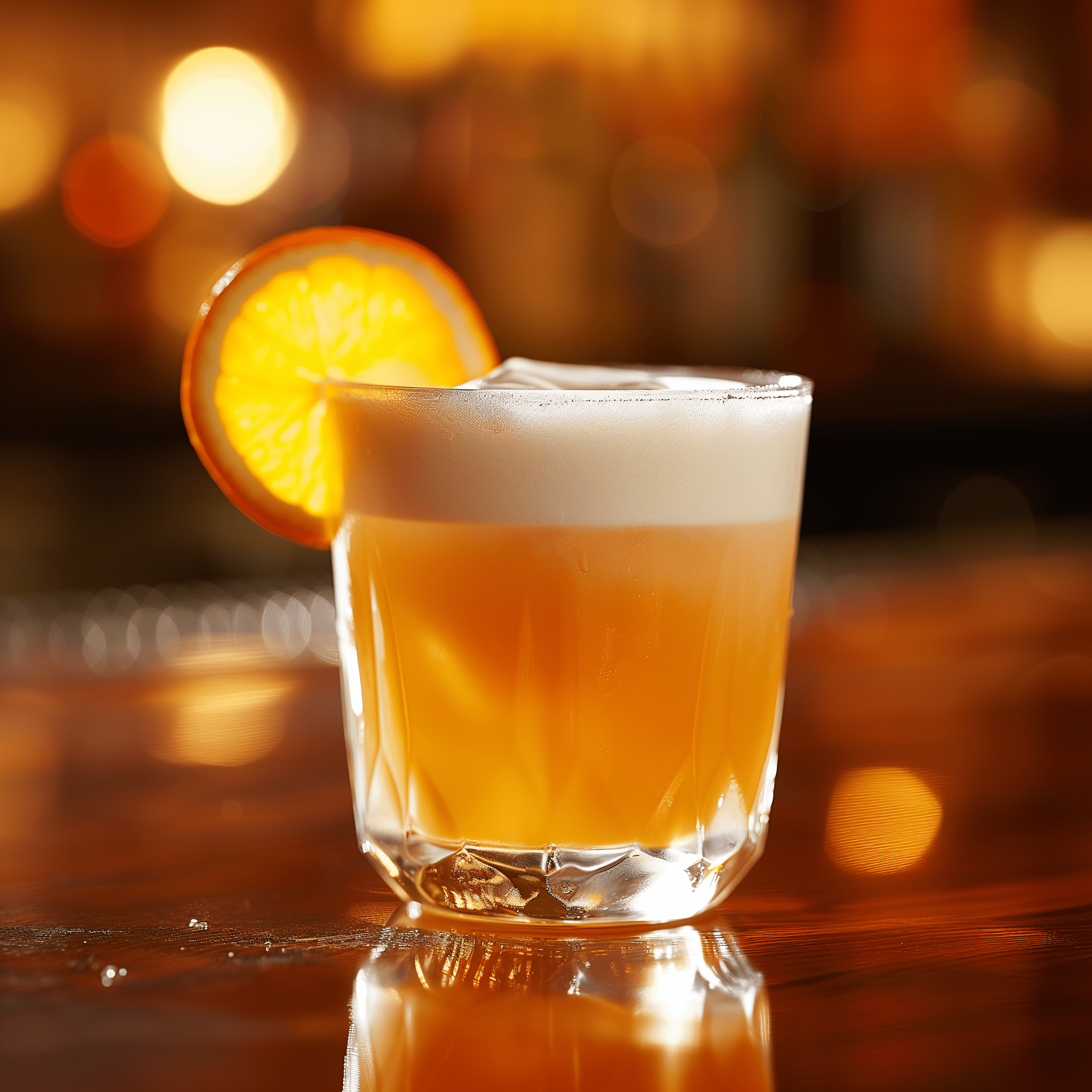 Southern Comfort Sour Cocktail Recipe - The Southern Comfort Sour offers a harmonious blend of sweetness from the peach liqueur and the tartness of the sour mix. It's a robust cocktail with a fruity profile that's both refreshing and satisfying.